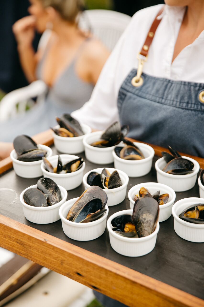 Mussels Pots at Amy & Donnys Wedding (Photo by Rachel Kara).jpg