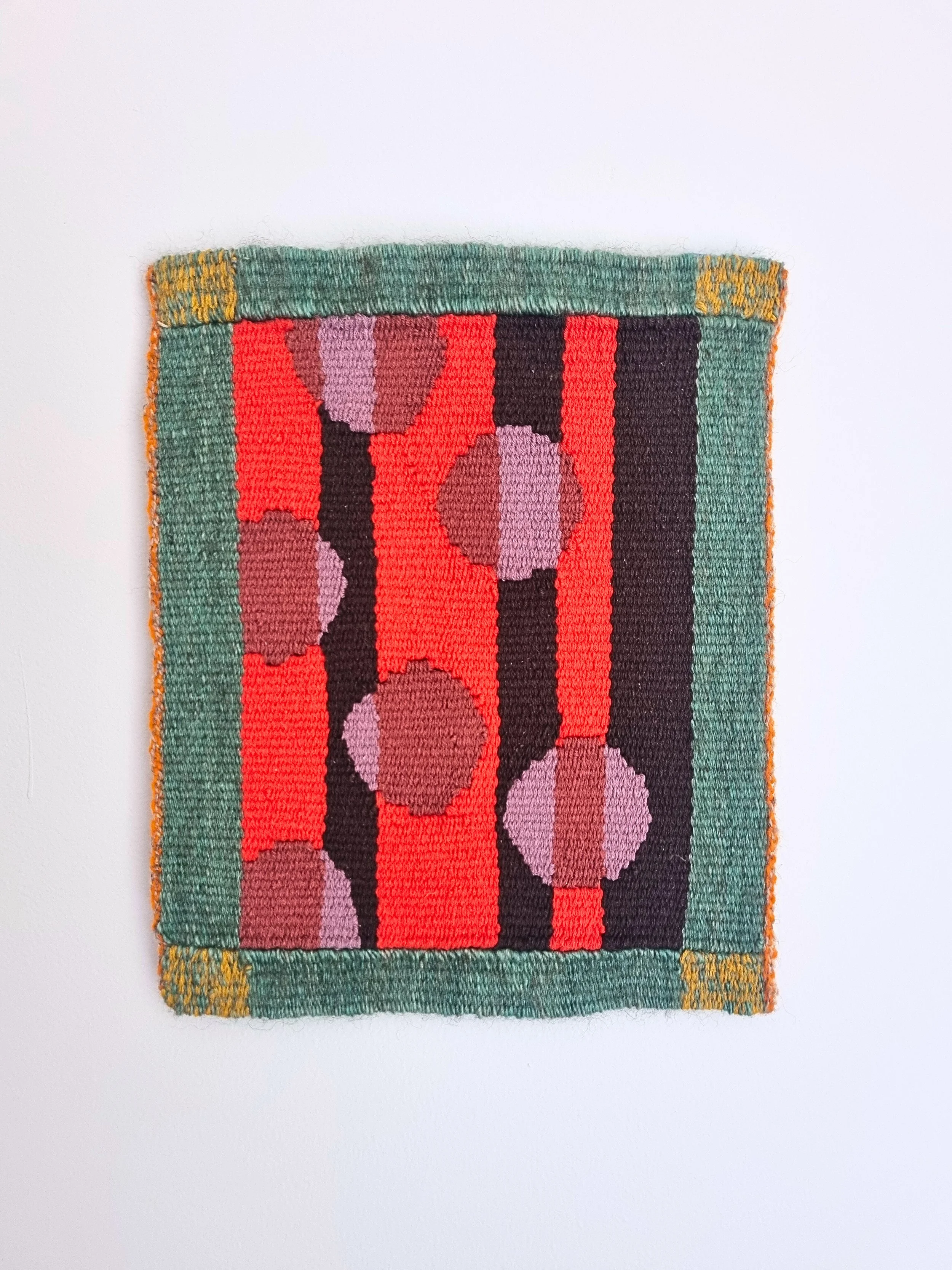 Transparency study, 2026, silk and wool, 25 x 22cm