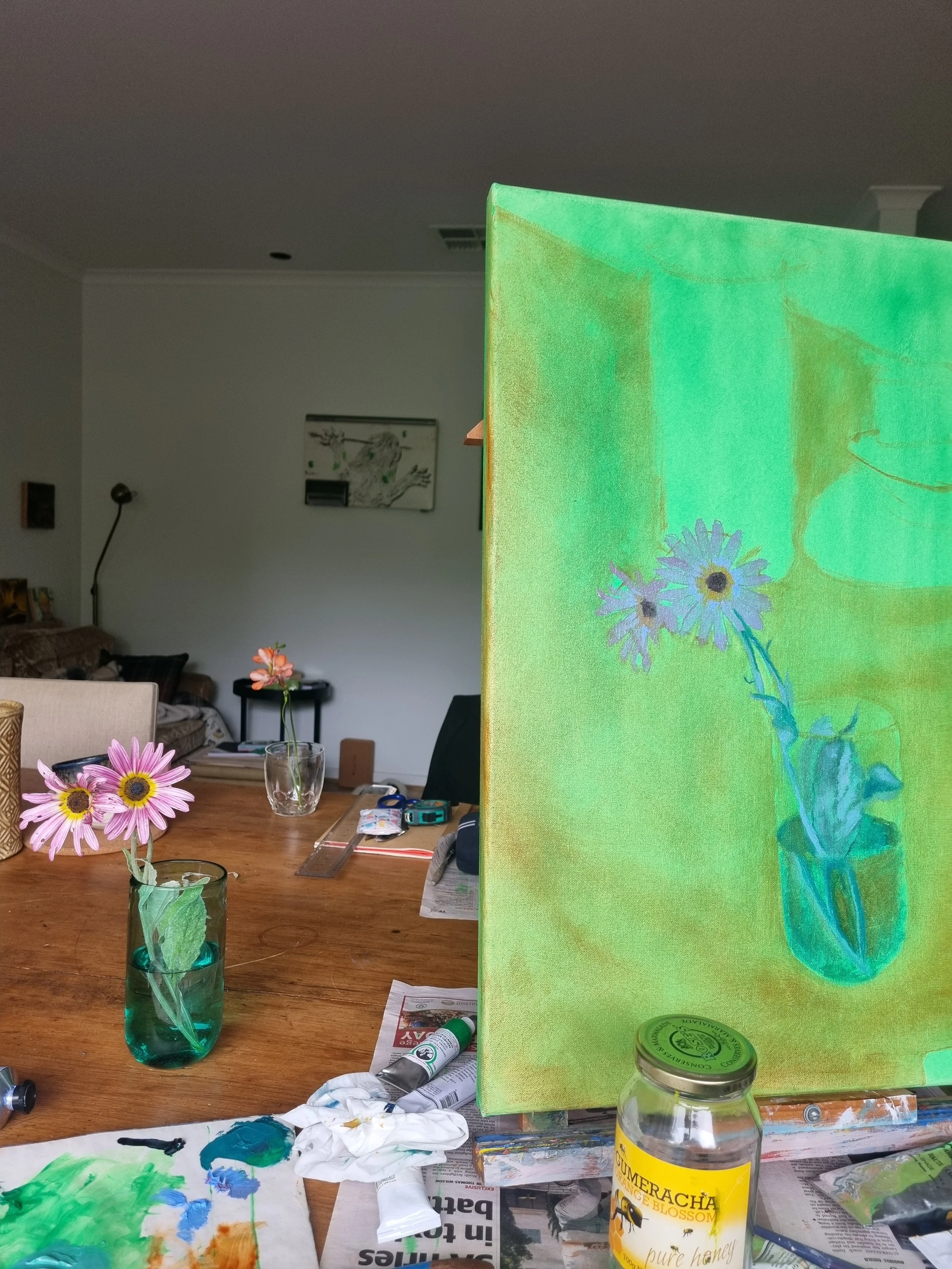 Still-life set up