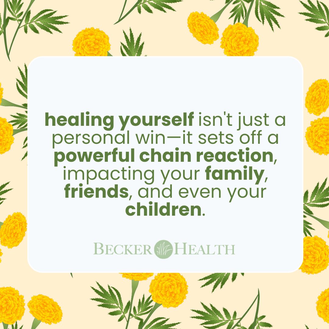 Transforming your health creates a domino effect, not just in your life, but in the lives of those around you.

Here&rsquo;s what really happens when you HEAL YOURSELF by focusing on these 3 things👇 

#1 NOURISHING FROM WITHIN: This isn't just about