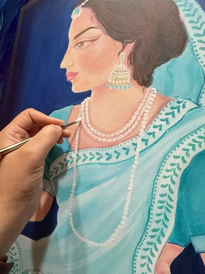 Just a few final brush strokes left&hellip;almost there! 🎨✨ #AcrylicPainting #AcrylicArt #ArtInProgress #PainterLife #ArtisticJourney #AcrylicOnCanvas #CreativeProcess #ArtistLife #PaintingTheMoment #BrushStroke #ArtOfTheDay