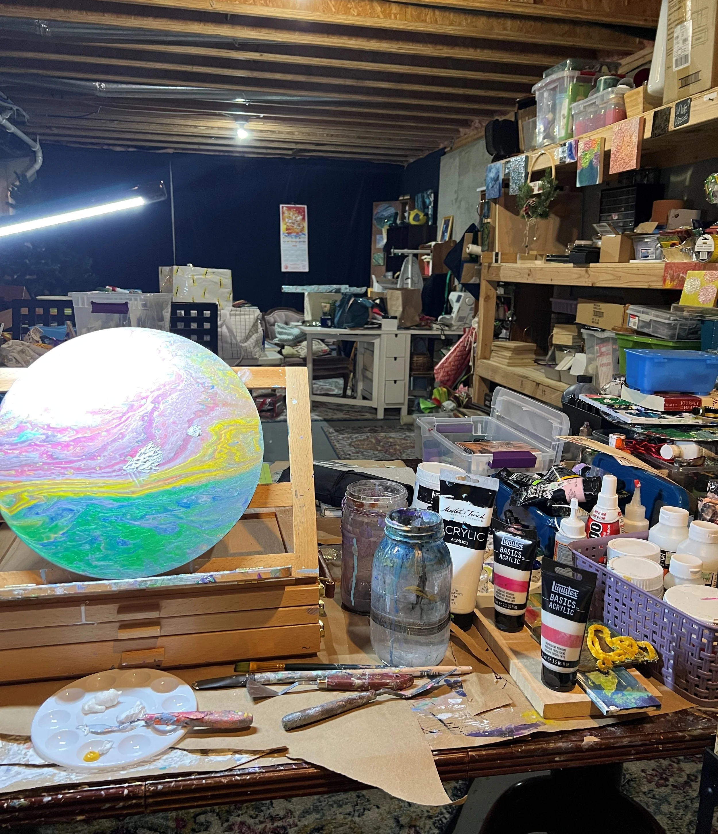 Basement Studio, where all the magic happens.