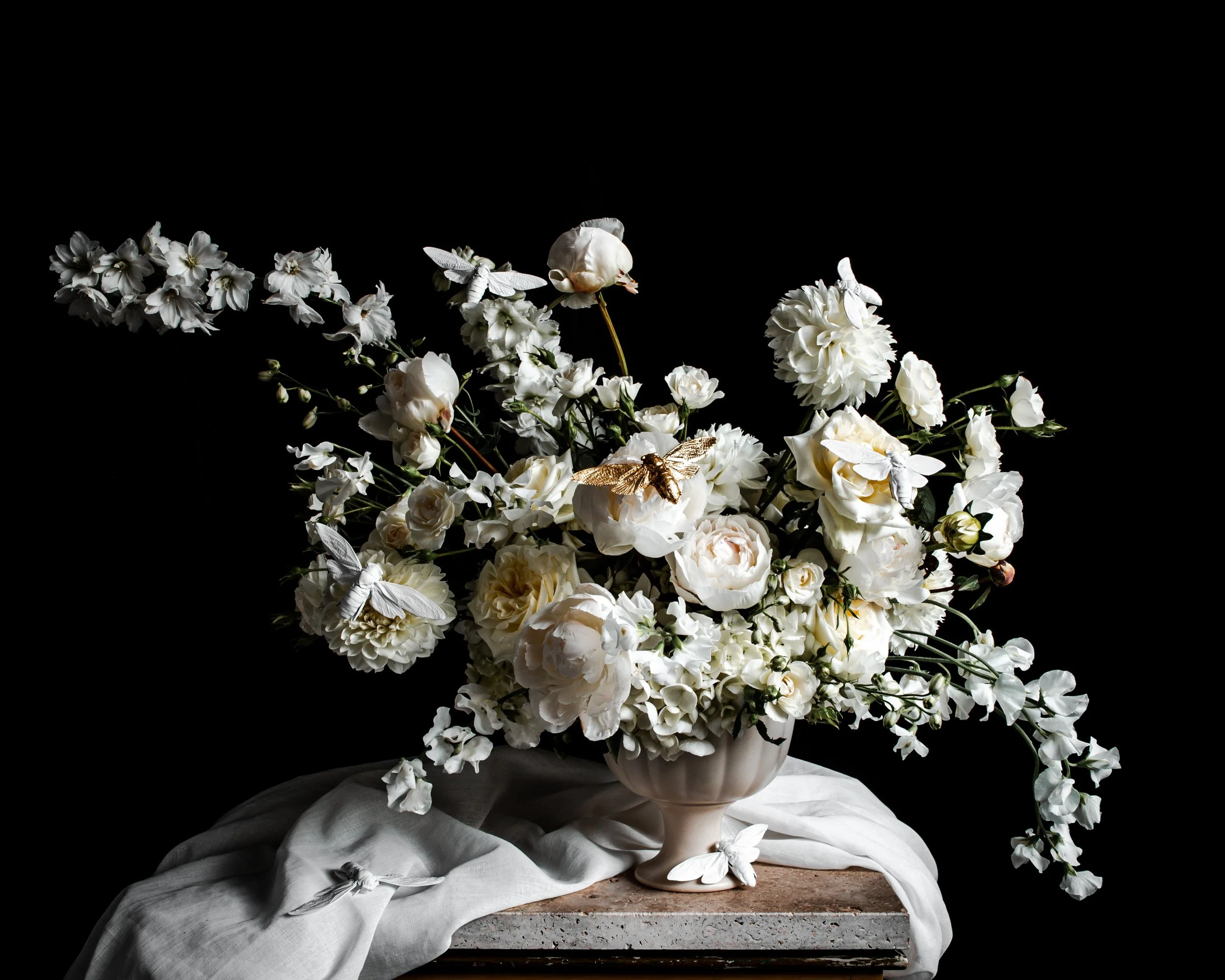 Ghost and gilt insect series