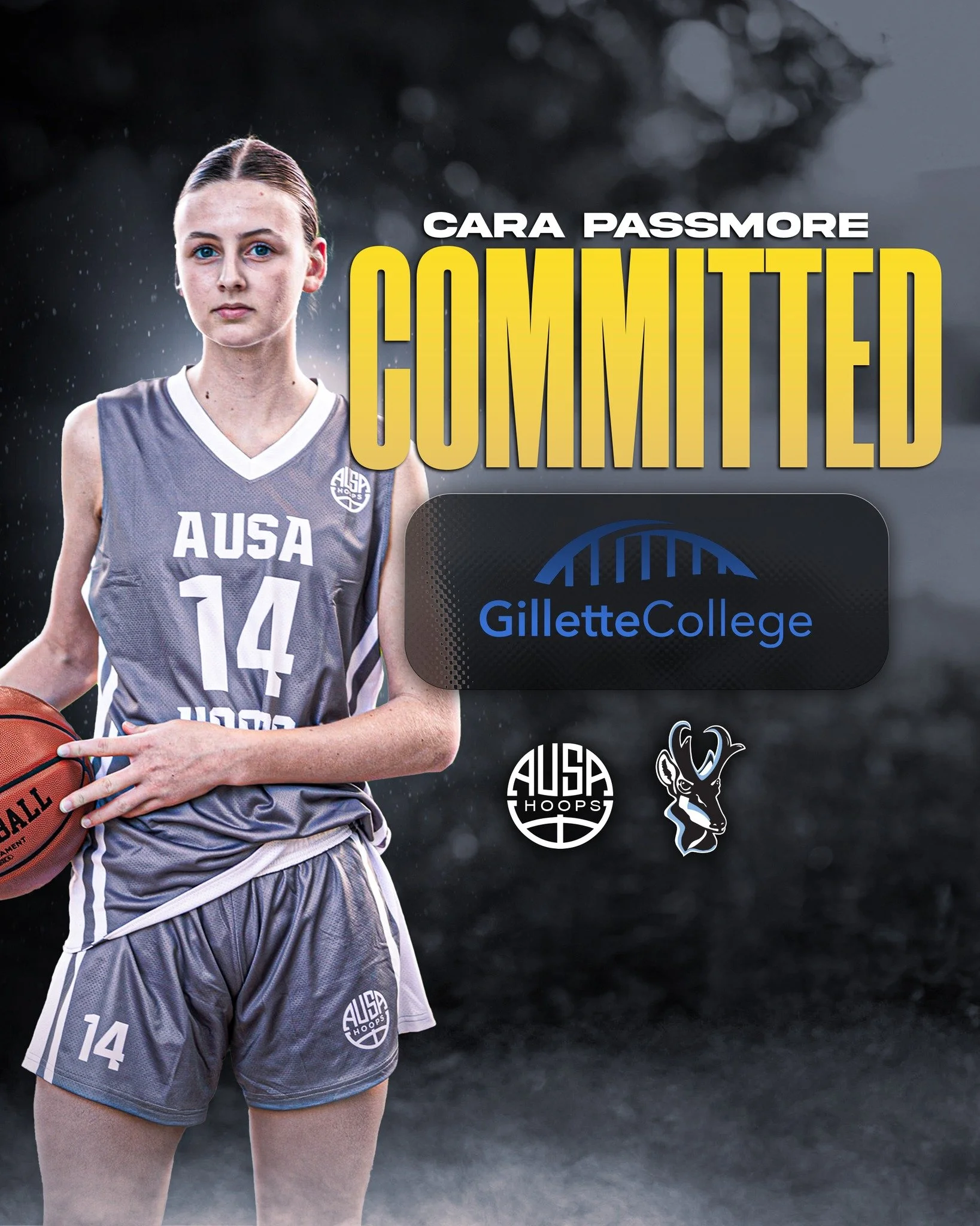 Congratulations to @carapassmore.bball on her commitment to @gcpronghorns_wbb! 

Cara toured with AUSA Hoops in 2025 and has stood out as a determined, athletic, and long wing with a natural scoring ability and strong presence on the glass. Her versa