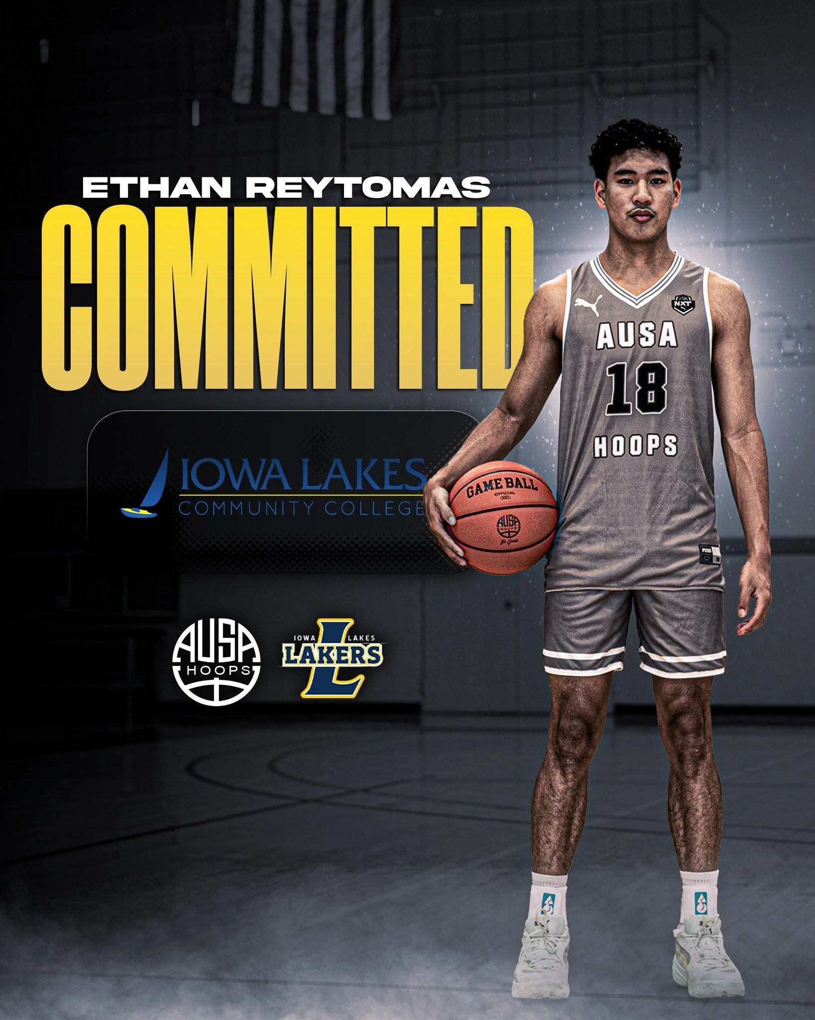 Congratulations to @ethan_reyto on his commitment to @iowalakesmbb!
Ethan, who toured with AUSA Hoops last summer in Las Vegas and Phoenix, and also in 2023 across Chicago and Dallas, showcased his talent on the NXT Pro circuits.
A crafty point gua