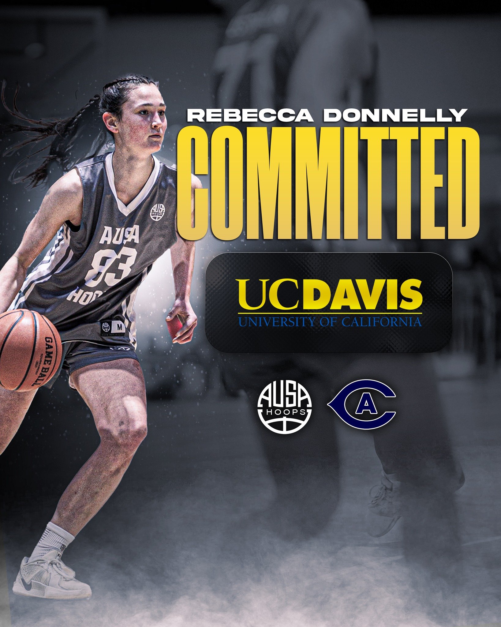 Congratulations to @rebecca_donnellyy on her commitment to @ucdaviswbb!

Standing at 6&rsquo;1&rdquo;, Rebecca is an elite shooter with the ability to impact the game in multiple ways. She&rsquo;s a strong rebounder, a high-IQ playmaker, and a disrup