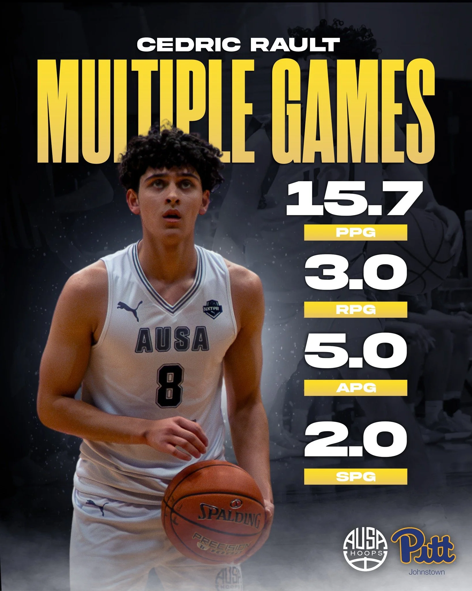 AUSA Hoops alum @cedric.rault has been stringing together multiple standout performances for the @upj_mbb, showcasing his toughness, efficiency, and impact on both ends of the floor.

Cedric&rsquo;s consistency, effort on the glass, smart decision-ma
