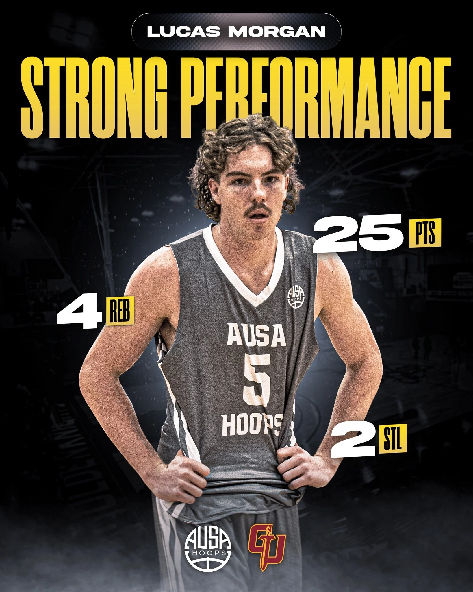 A strong performance from AUSA Hoops alum @lucasmorgan4 for @gannon_mbb, helping the Golden Knights secure a 91&ndash;79 win over Shepherd!

Lucas brought intensity, toughness, and all-around impact, making key plays on both ends and contributing to 