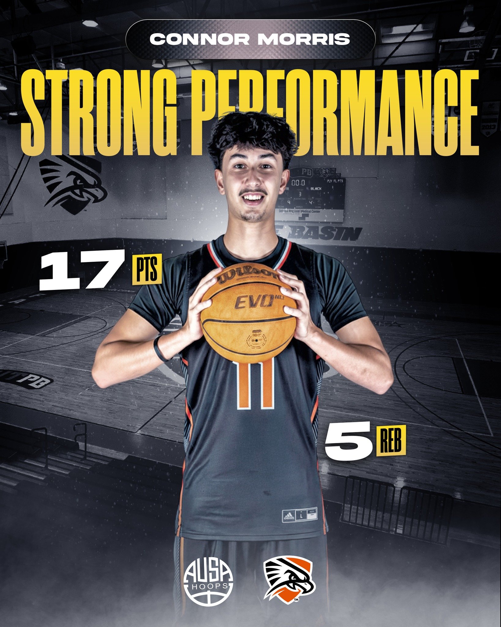 A strong outing from AUSA Hoops alum @_connor.morris for @utpbmbb, helping the Falcons secure a 75&ndash;68 win over Pittsburg State!

Connor&rsquo;s composure, scoring ability, and impact on both ends of the floor stood out, making timely plays and 