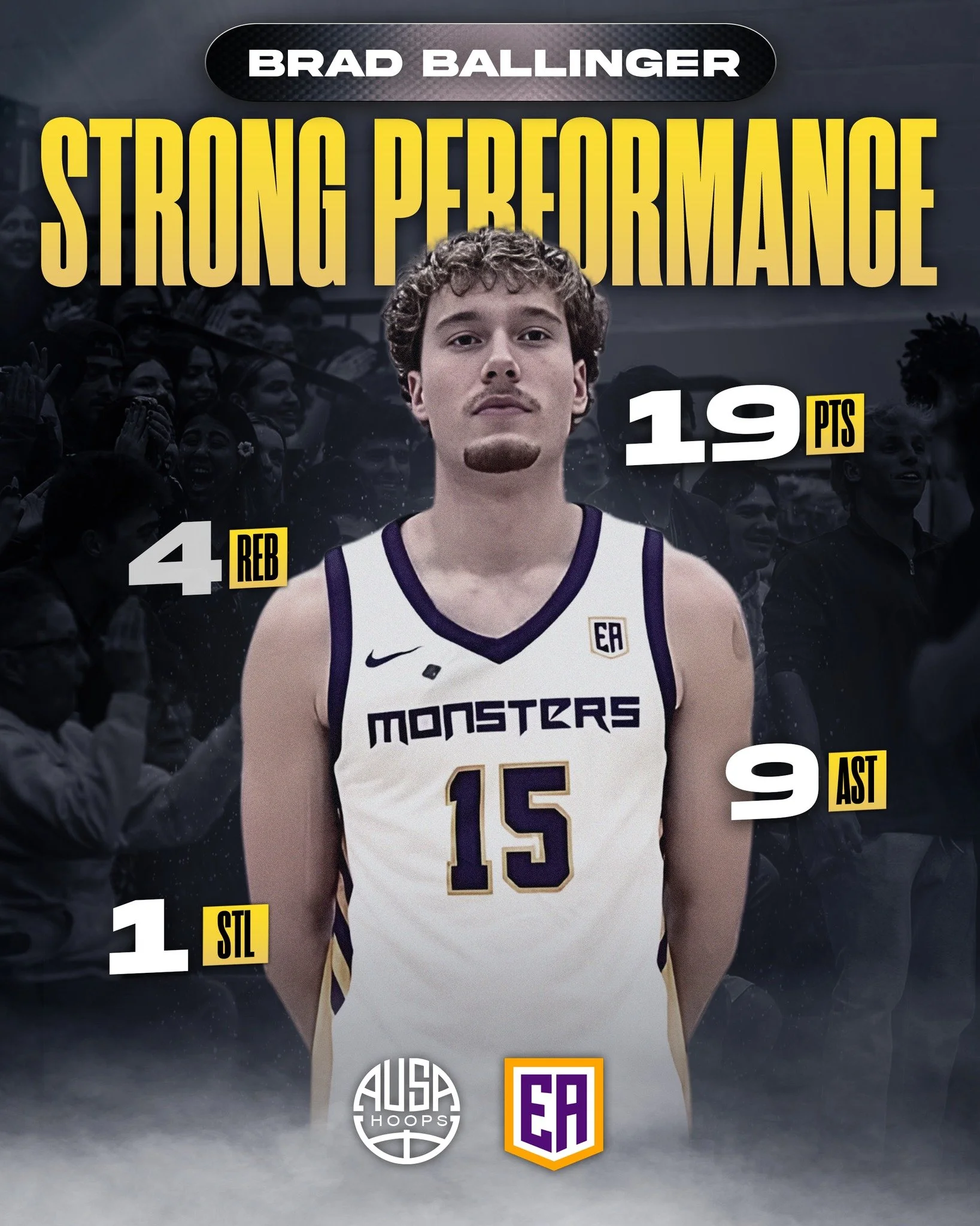 A strong outing from AUSA Hoops alum @_bb.25 for @ea_mbb, helping the Gila Monsters secure a 101&ndash;78 win over Central Arizona College!

Brad&rsquo;s physicality, presence on the glass, and consistent effort on both ends played a key role in a do