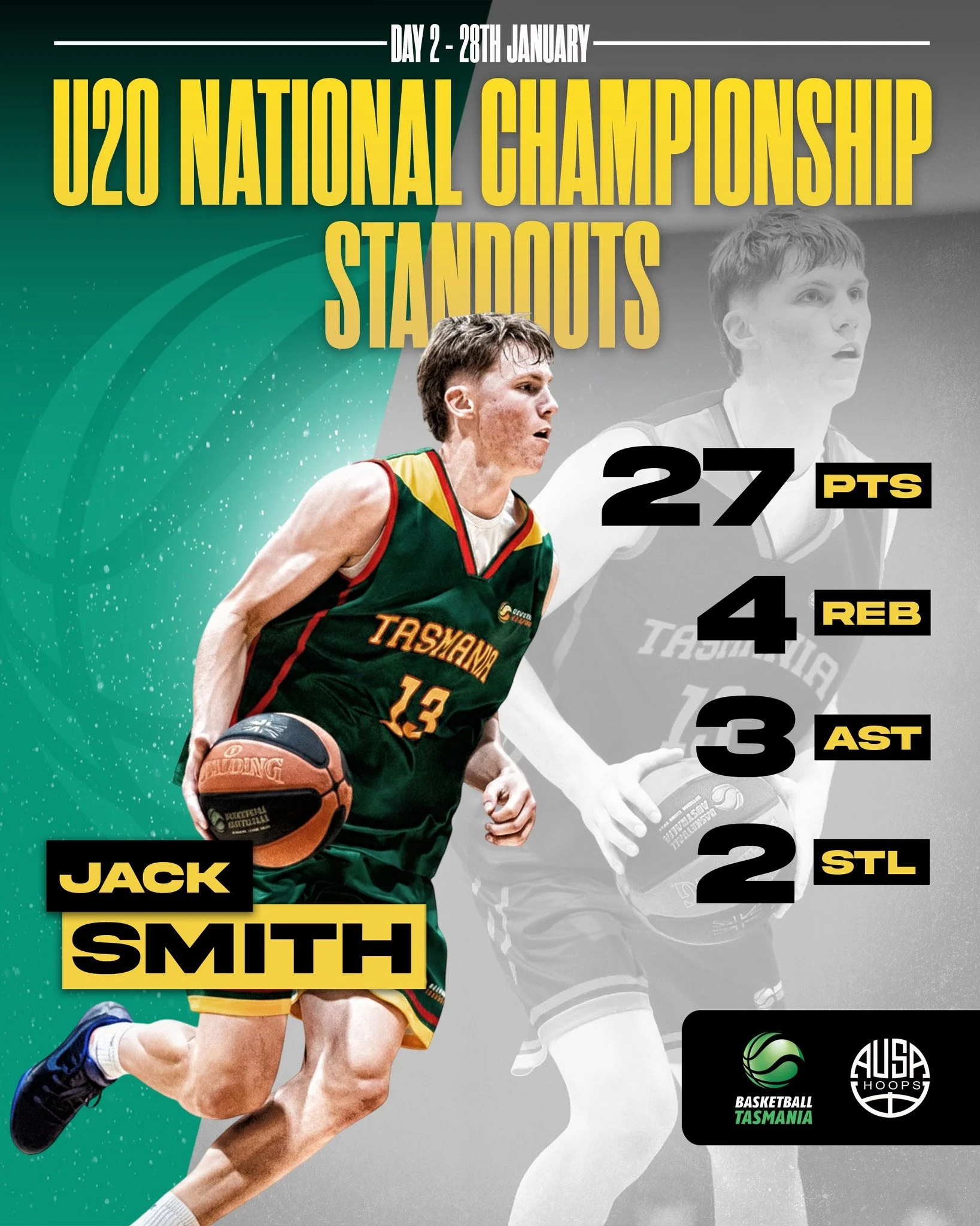 Another solid day at the Basketball Australia U20 Championships, with our AUSA Hoops athletes continuing to deliver strong performances as the tournament builds.

Proud of the consistency, competitiveness, and growth on display. On to the next. 💪