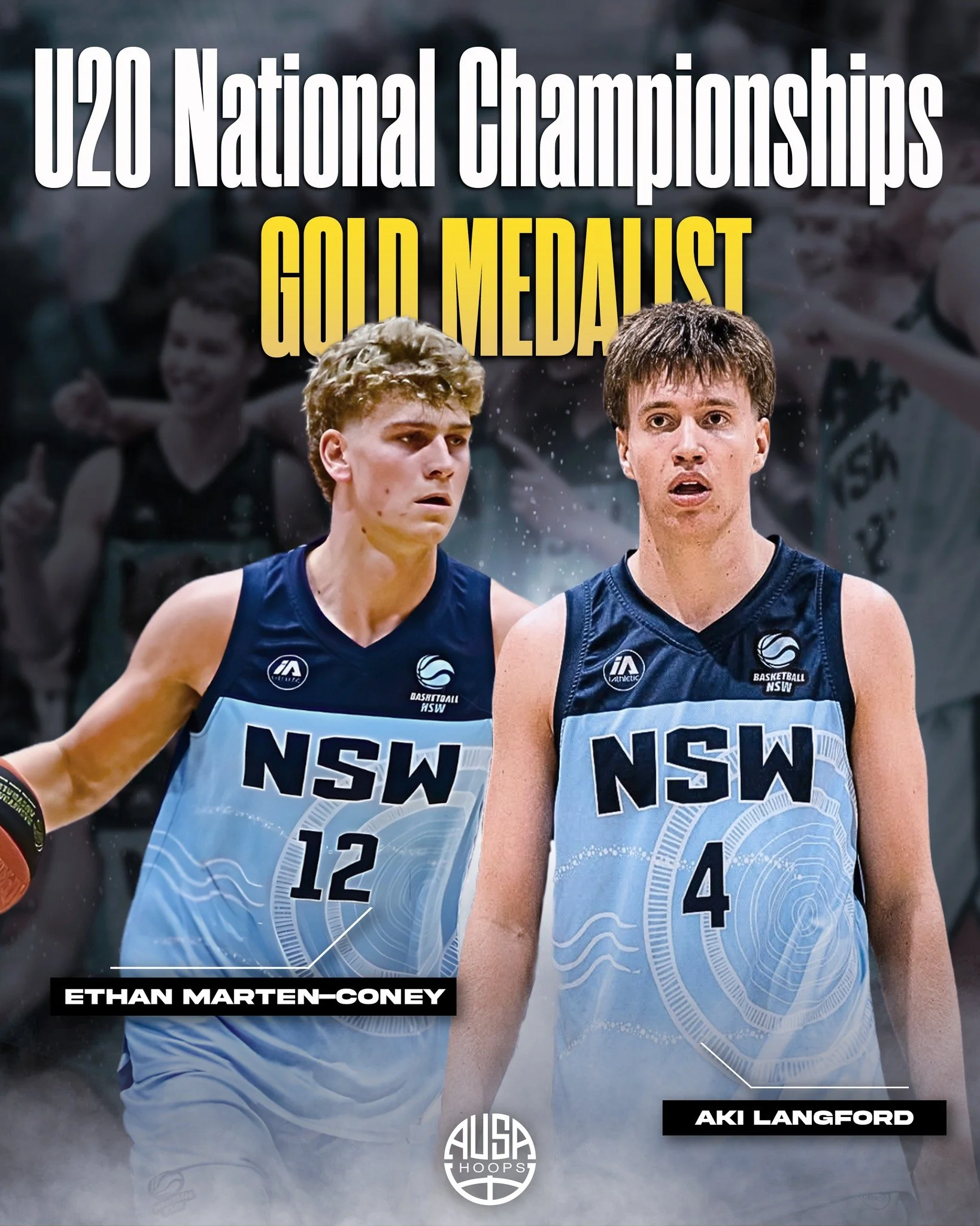 Congratulations to AUSA Hoops athletes @ethnmarten and @aki_langford on being crowned National Champions with Basketball NSW! 🥇

Both athletes played key roles throughout the campaign, showcasing toughness, composure, and a winning mindset on the na