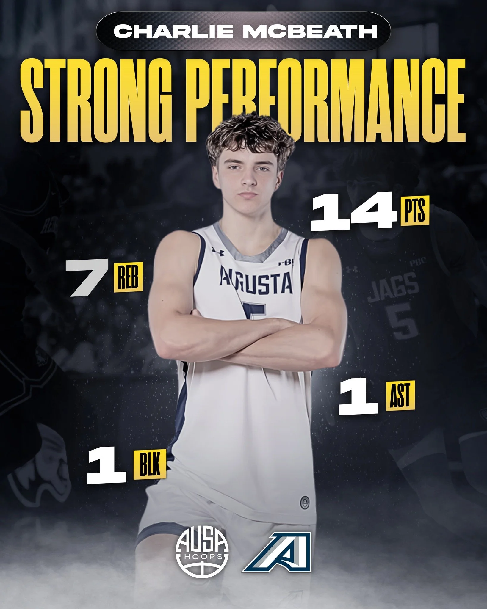 A strong performance from AUSA Hoops alum @charliemcbeath for @augmbb, standing out despite the result against Georgia College.

Charlie brought toughness, energy, and a consistent presence on both ends of the floor, continuing to make an impact and 