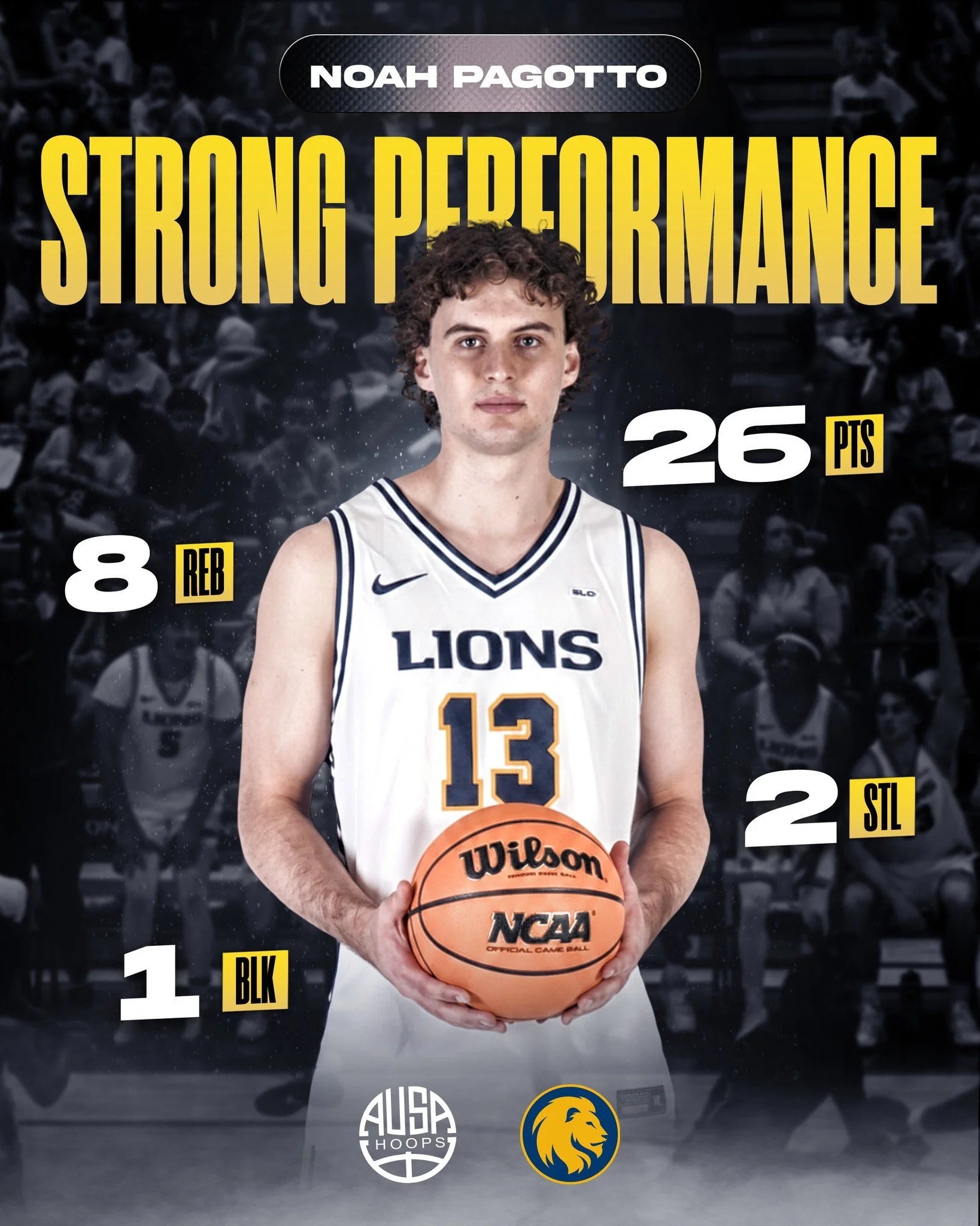 A huge 26-point performance from AUSA Hoops alum @noah_pagotto for @etamu_mbb, standing out despite the result against UIW.

Noah&rsquo;s scoring ability, confidence, and competitiveness were on full display, carrying the offensive load and continuin