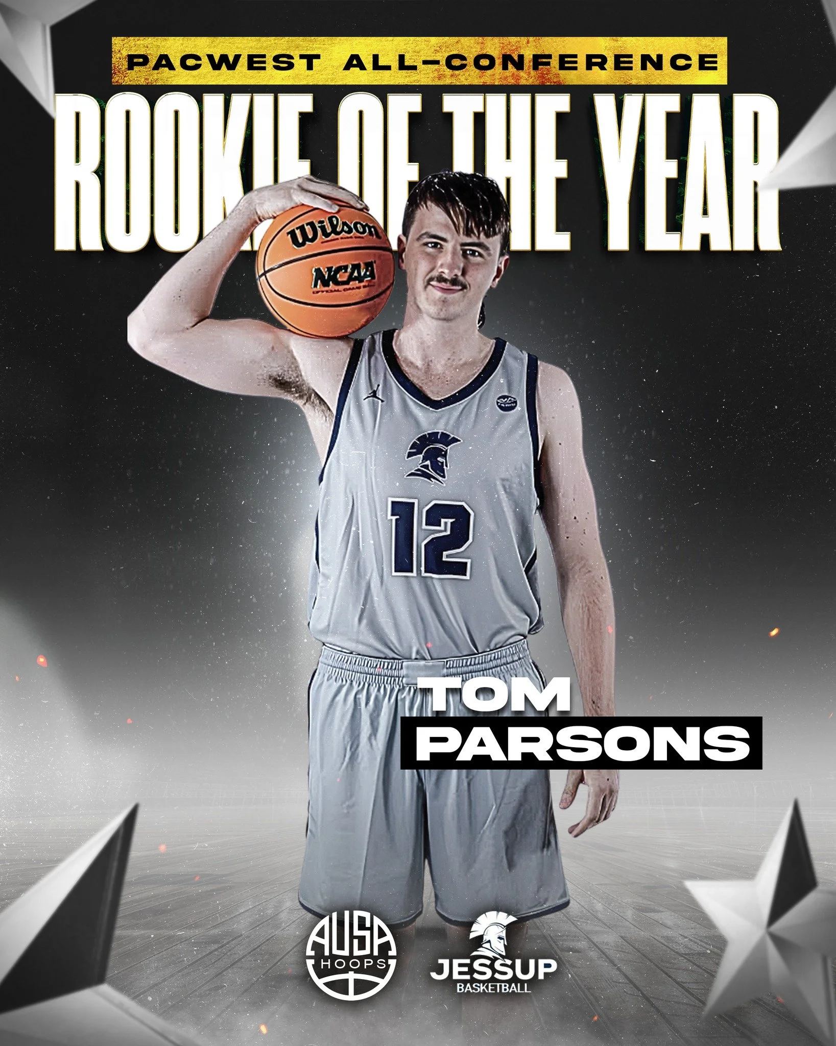 Congratulations to AUSA Hoops alum @tom_c_parsons, who toured with us in the summer of 2024, on being named PacWest All-Conference Freshman of the Year while playing for @jessup_mbb!

Tom&rsquo;s impact in his freshman season has been outstanding, sh