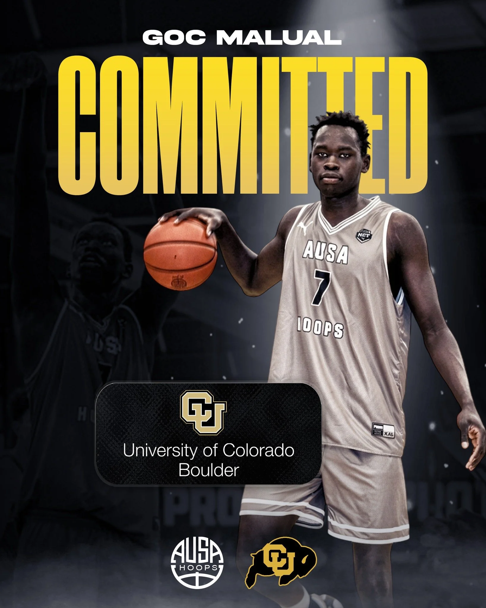 Congratulations to AUSA Hoops athlete @gocmaluall on his commitment to the @cubuffsmbb!

The 6&rsquo;9 forward/center from Sydney, NSW, and product of Newington College, brings a high-energy and versatile game to the Buffs. Goc&rsquo;s athleticism, d
