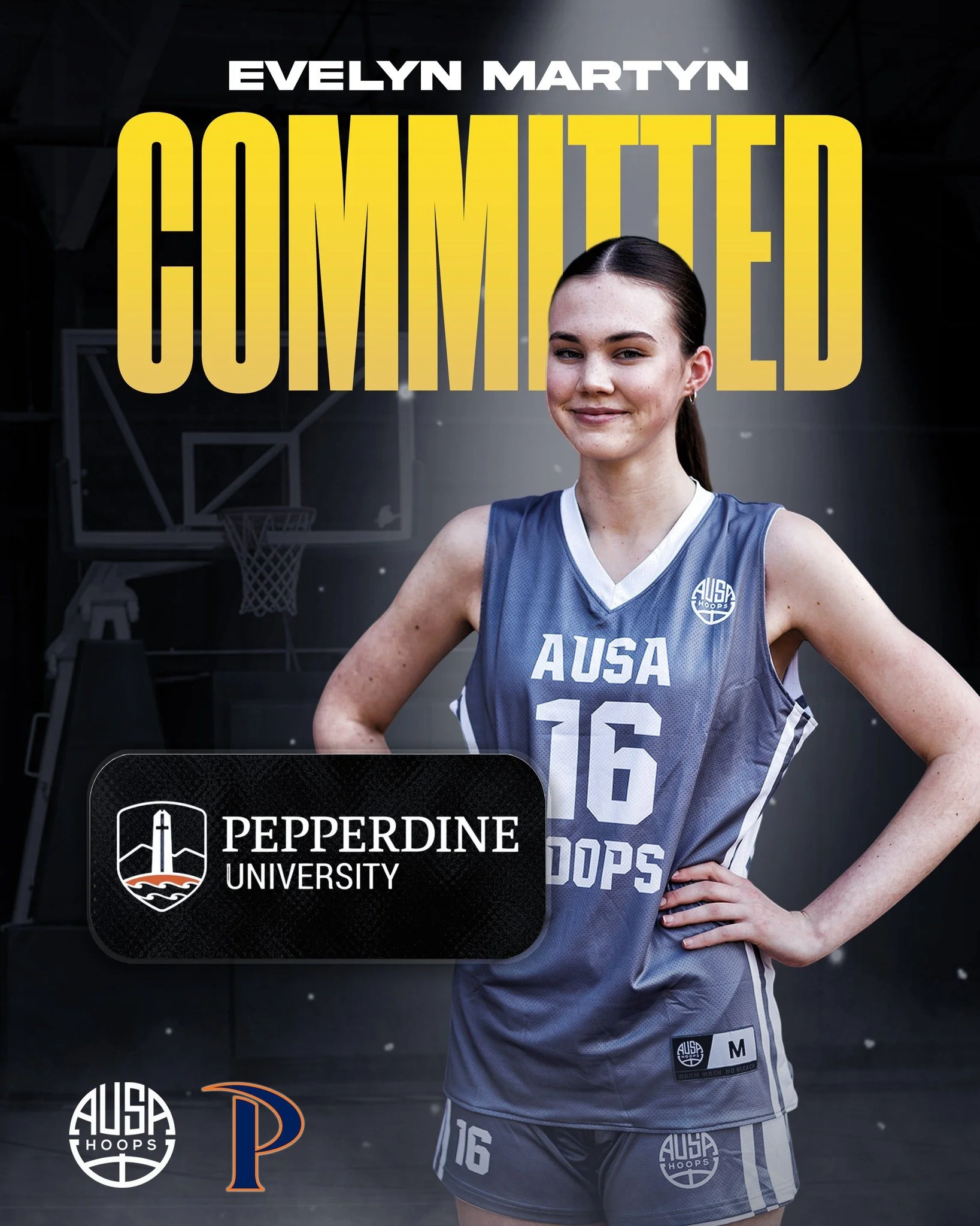 Congratulations to AUSA Hoops athlete @evelyn_martyn on her commitment to @pepperdinewbb!

Evelyn, who toured with us in 2025, is a tough post presence, an aggressive rebounder, great athlete, and elite shot blocker who impacts the game on both ends 