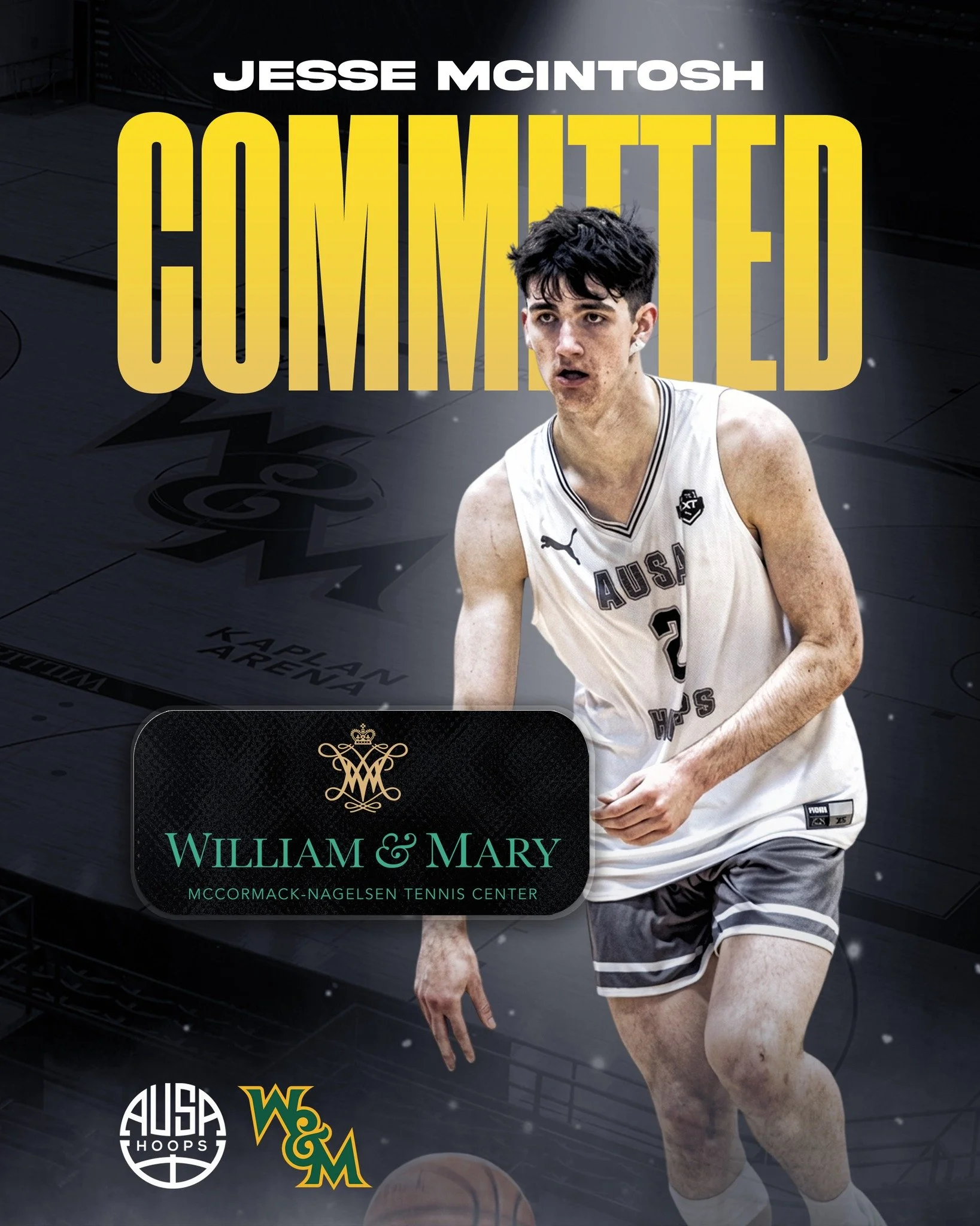 Congratulations to @jessemc1ntosh on his commitment to @wmtribembb!

The 6&rsquo;7 forward takes the next step after a strong freshman season at South Dakota, where he showed his potential despite battling injuries. Jesse averaged 7.8 points and 3.6 