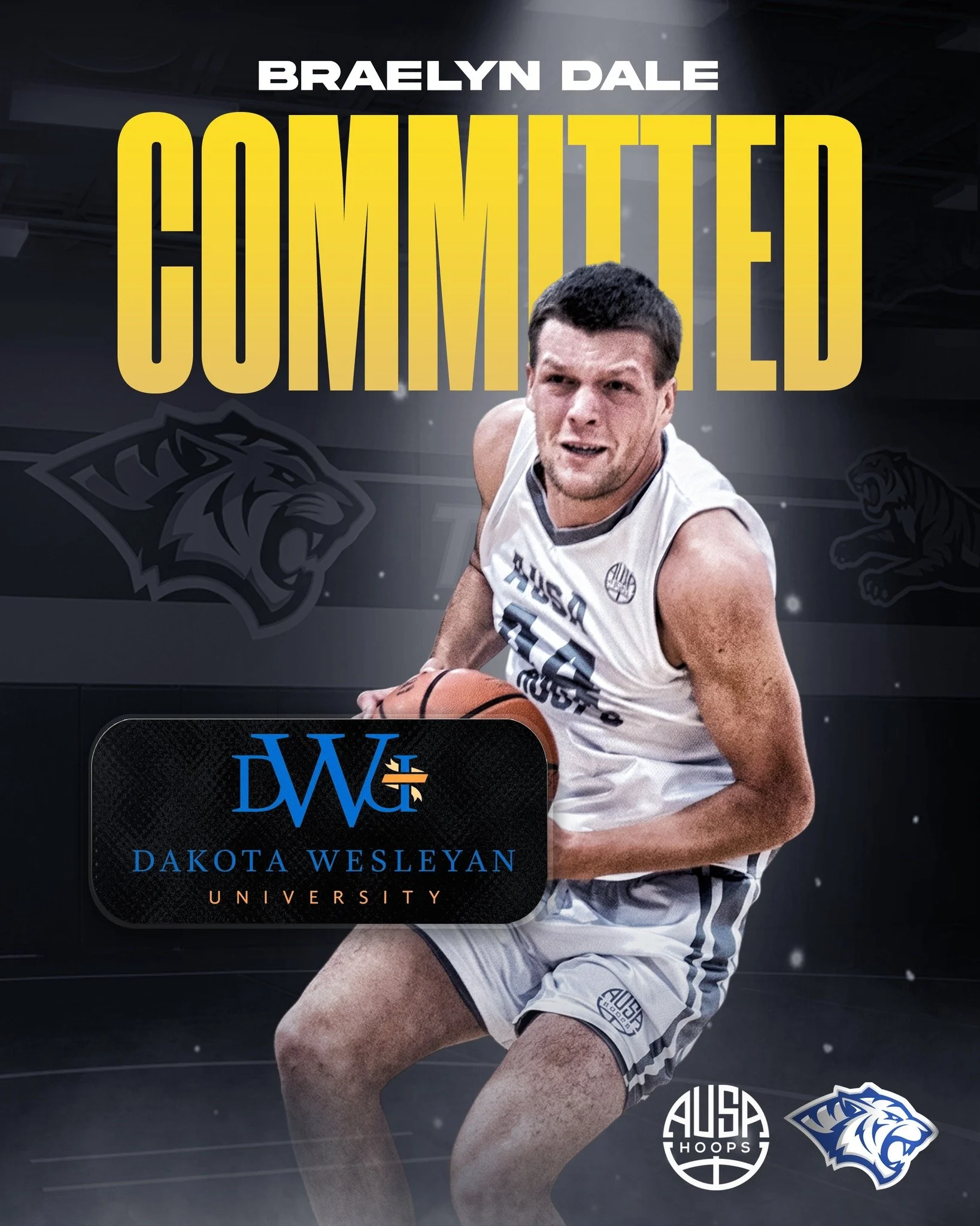 Congratulations to @braelyn.dale on his commitment to @dwu_basketball!

After previously playing for the MSU Beavers, Braelyn now takes the next step in his basketball journey as he heads to Dakota Wesleyan.

Wishing him all the best in this new chap