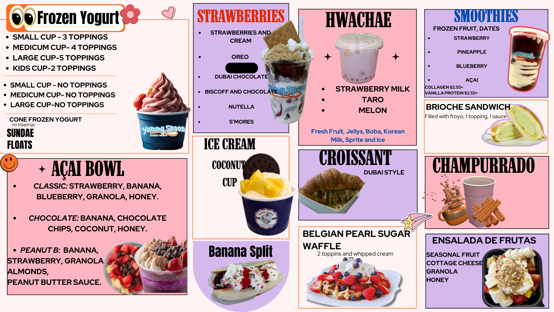 menu yummy spoon frozen yogurt chula vista california.png