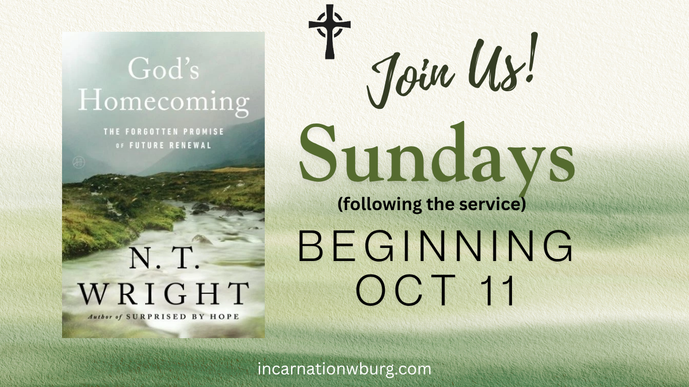 "God's Homecoming" Book study