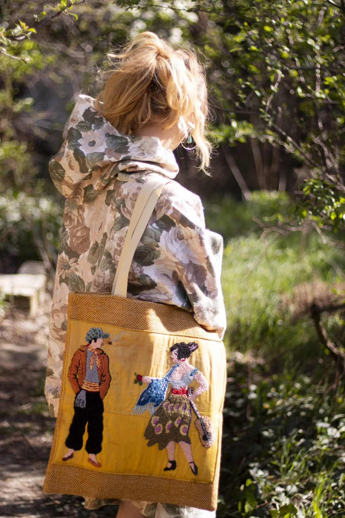 Persephone Tote Bag • Tango