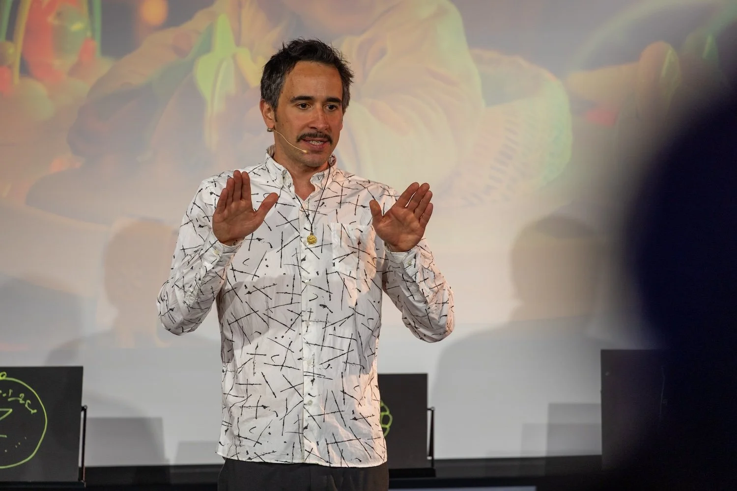 David Labi speaking at the Zekelman Holocaust Center, Detroit, Michigan, USA