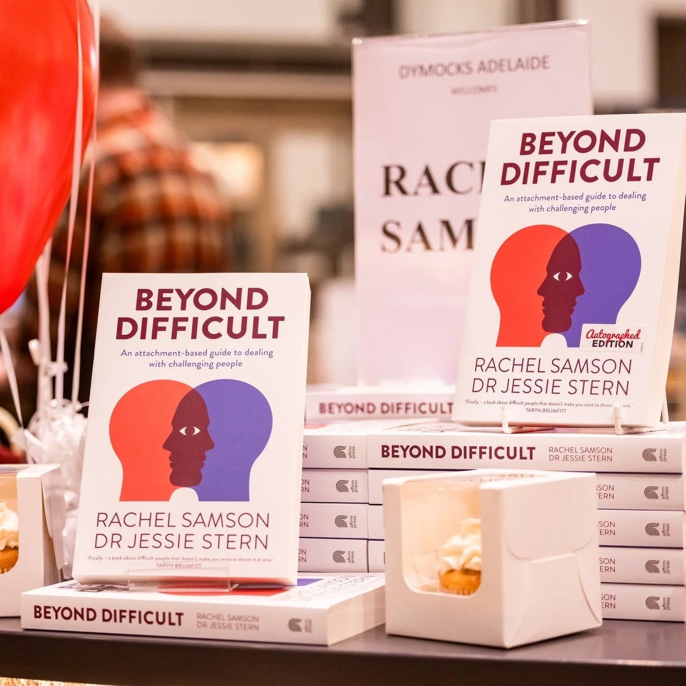 When Rachel from @australianpsychologist slides into the inbox - you say yes.
Still fan-girling tbh 🙌📚

We had the absolute pleasure of shooting this special night for @dymocksadelaide &mdash; the launch of Beyond Difficult by the brilliant Rachel 