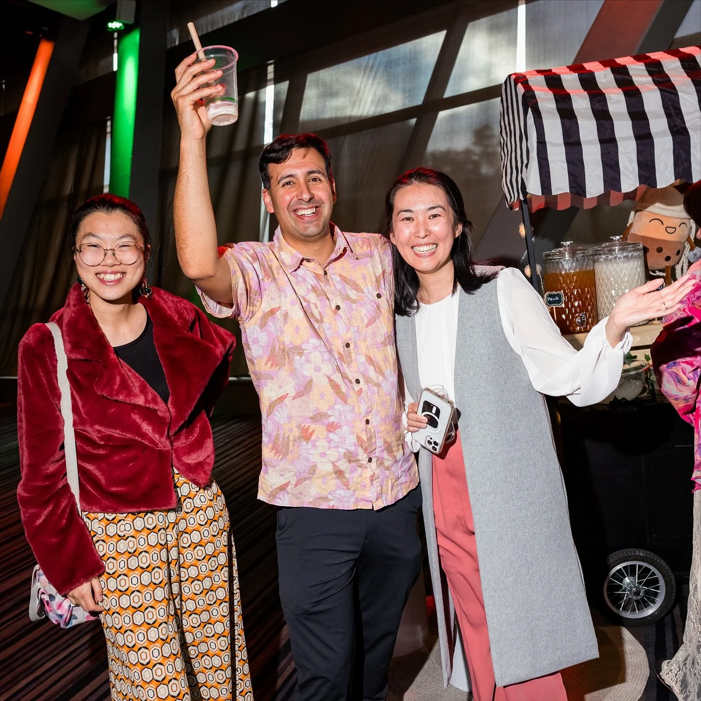 Bubble tea, bubbles, halo halo and good tunes 🧋🎤🎉 Epic celebration with our friends over at @createwithfrankie