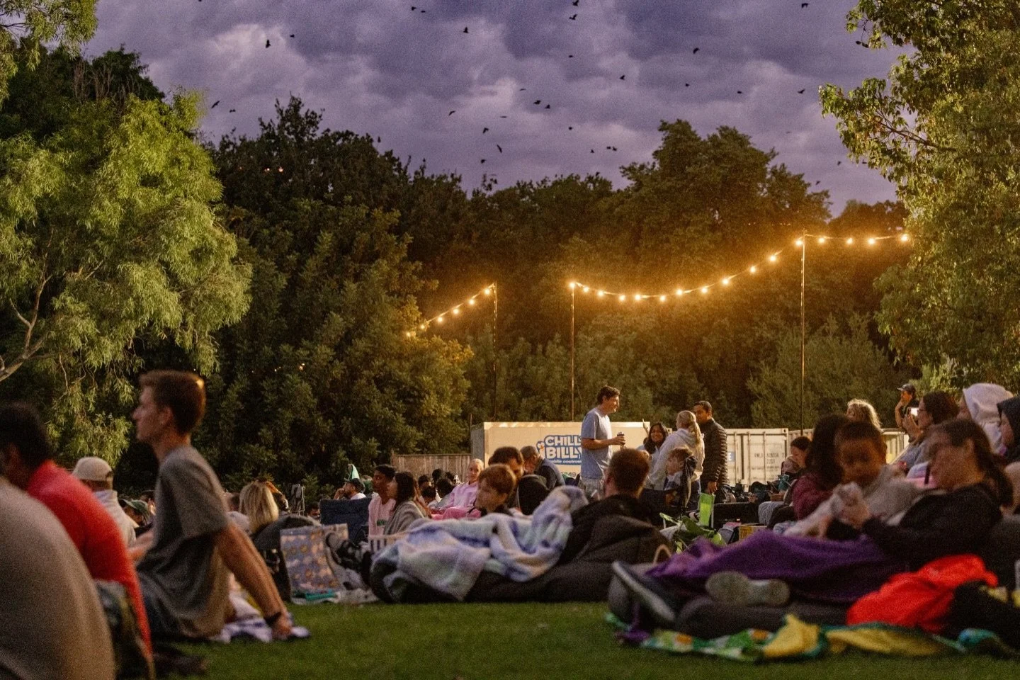 @moonlightcinema vibes last night at the @sa_powernetworks family event 🦇🌄