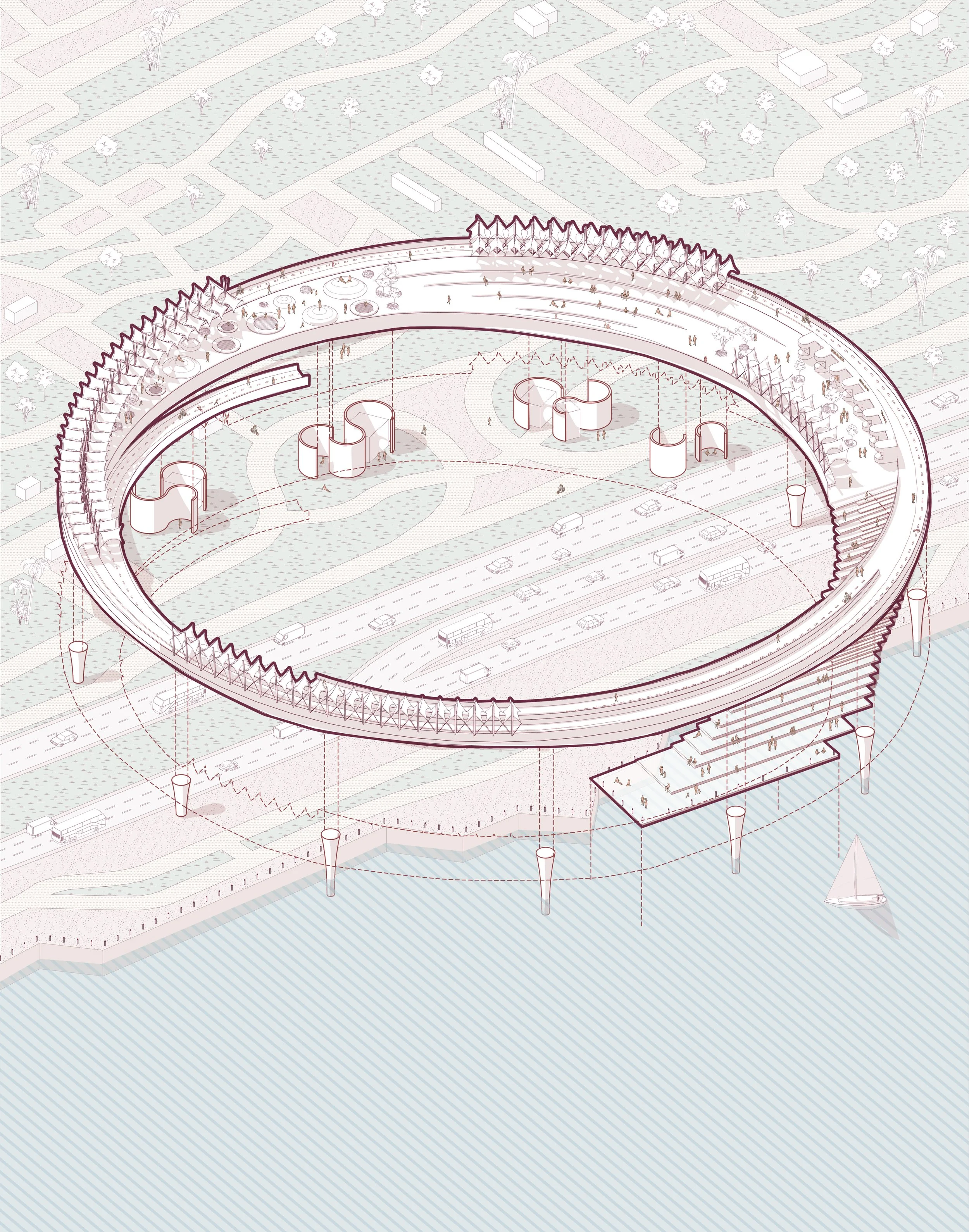 Wasl Al-Bidda_ Suspended Plaza &nbsp;&nbsp;&nbsp;الوصل
