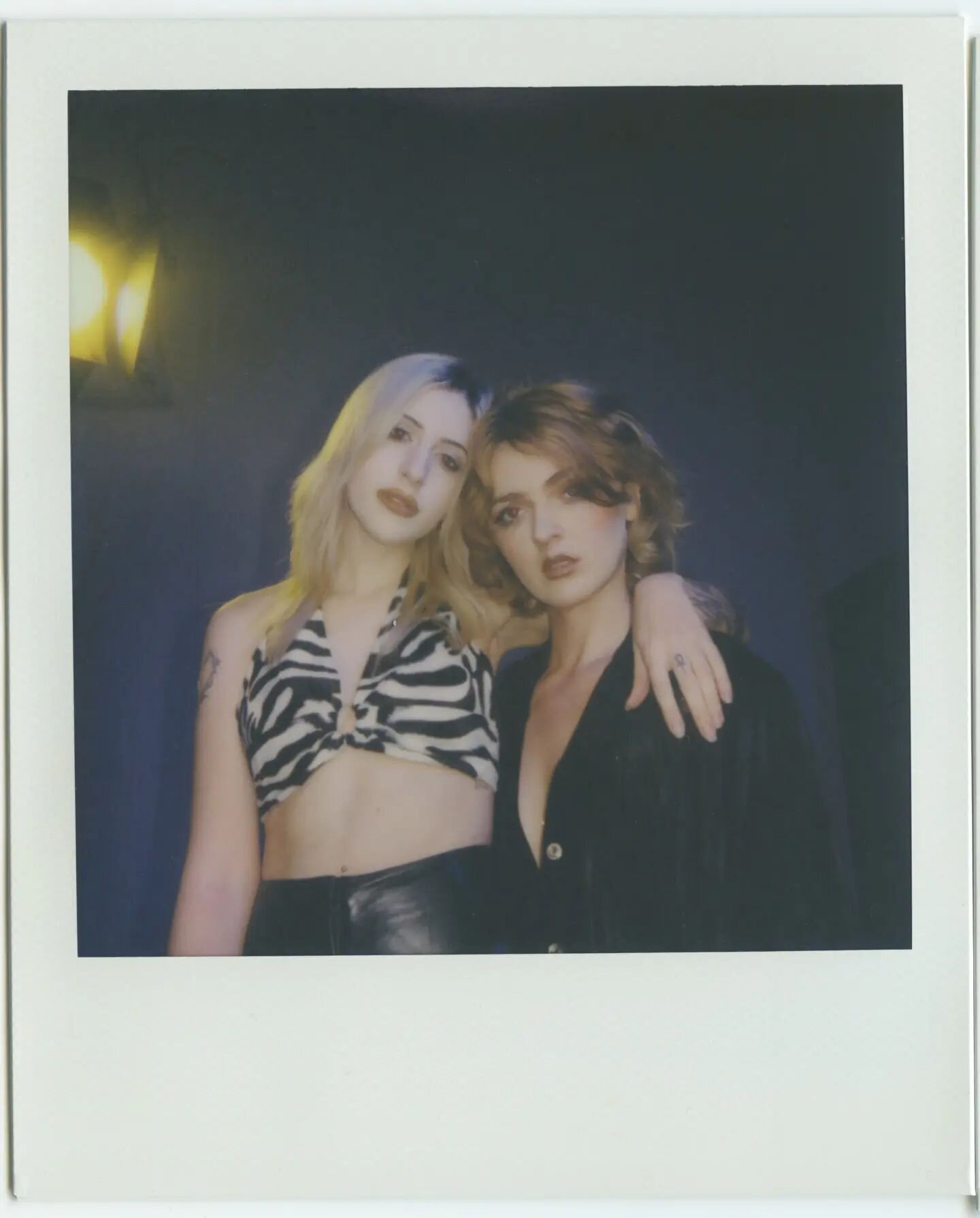 Polaroids featuring LA based photographer and model @sofie.dmg with our very own @fragilemachine from behind the scenes of a creative shoot day at the start of the month

#brisbane #polaroid #studio #studiolife #instantfilm #modeling #instax #brisban