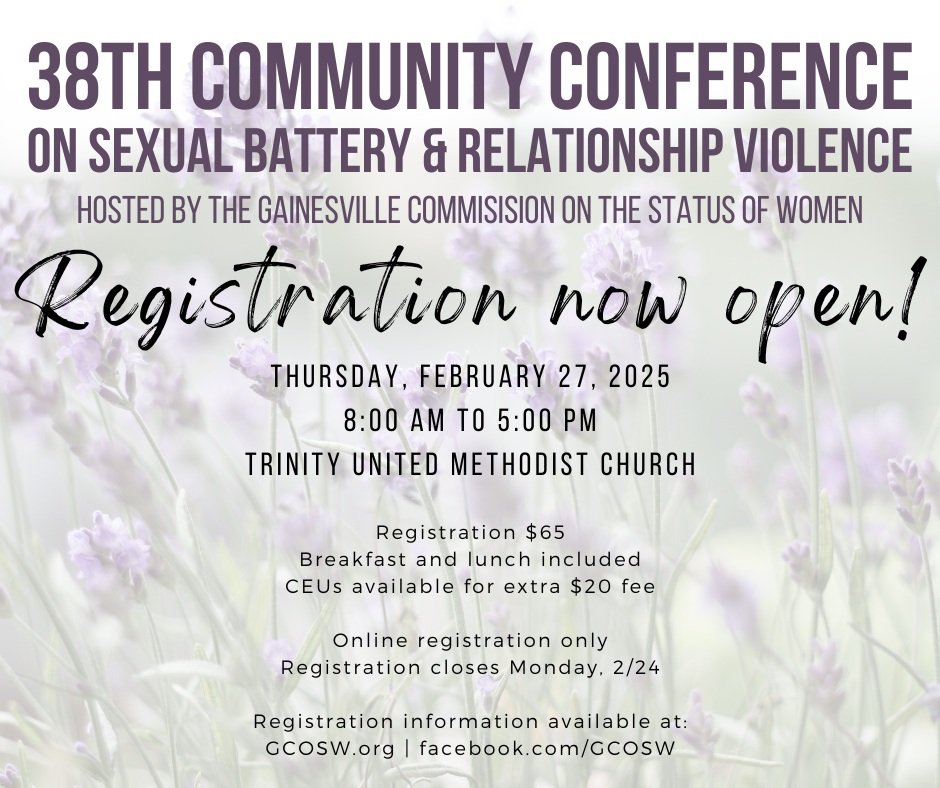 38th Community Conference on Sexual and Relationship Violence