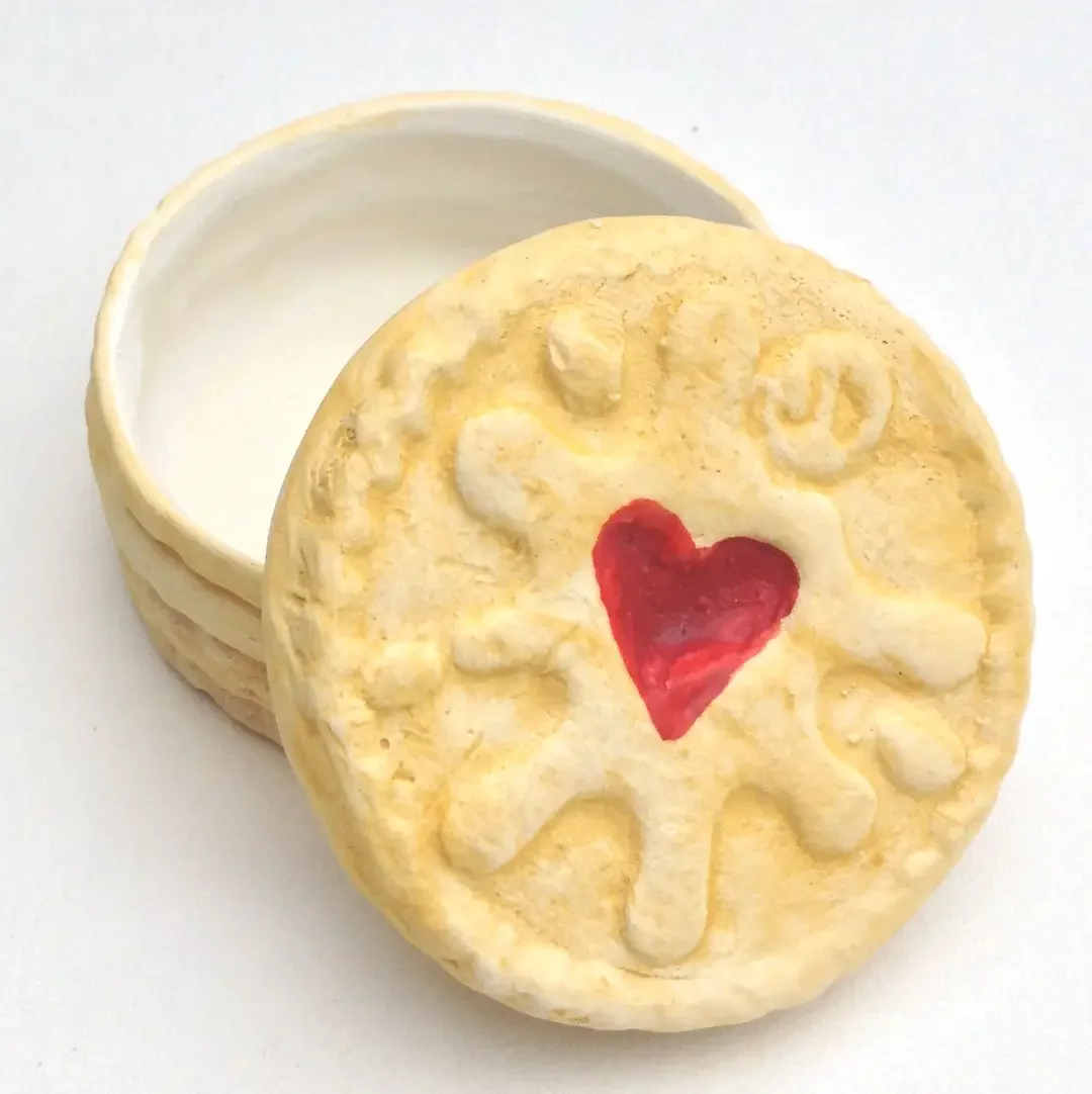Jammy Dodger Ceramic Trinket Pot