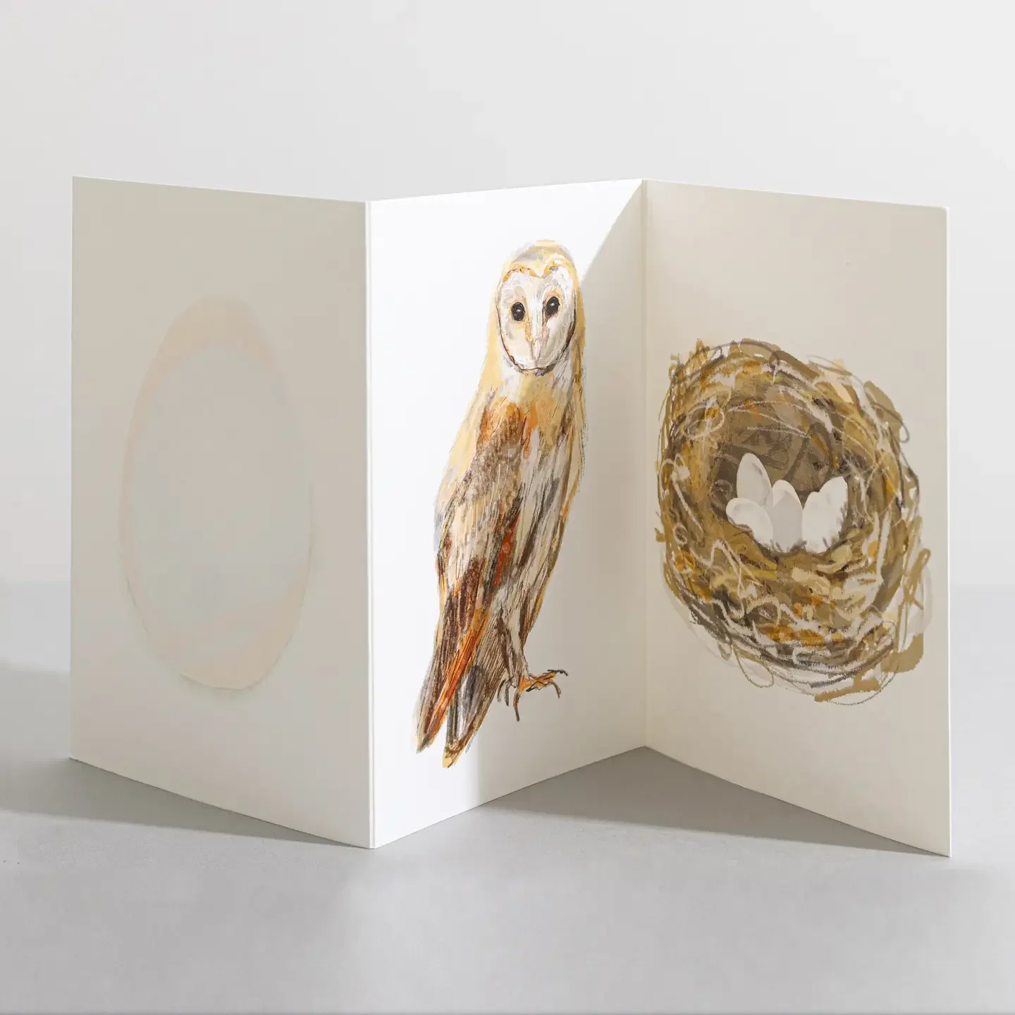 Owl Concertina Card