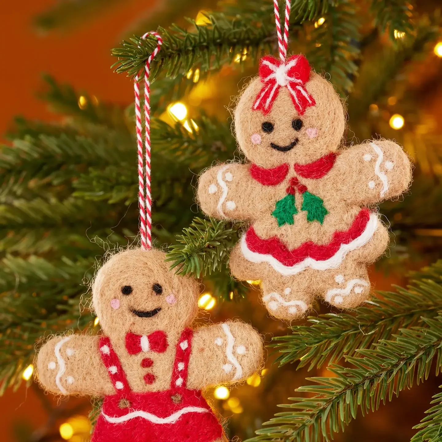 Felt Gingerbread Decorations