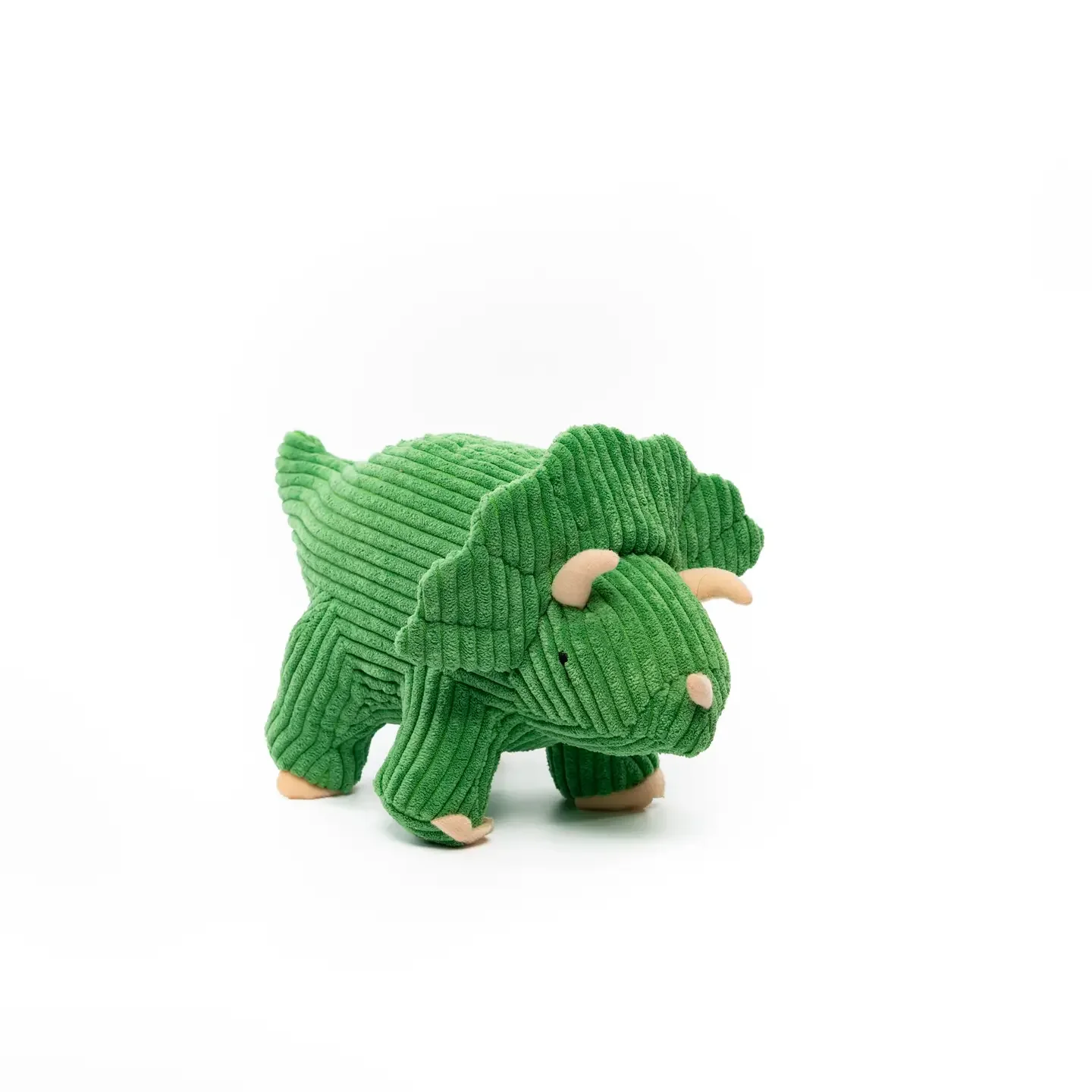 Small Green Corduroy Triceratops Teddy
