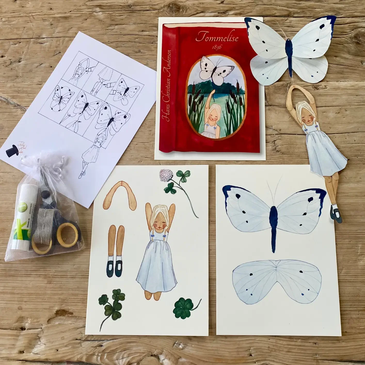 Make your own Thumbelina Mobile (with audio story)