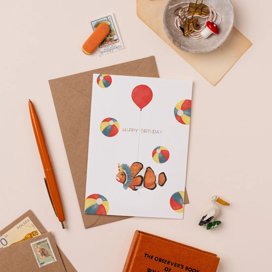 Clown Fish Greeting Card