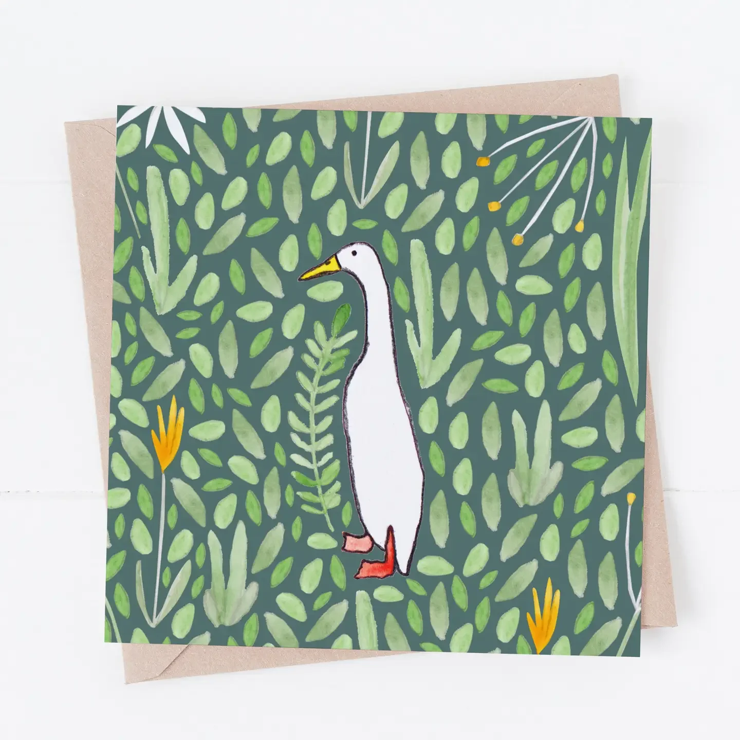 Runner Duck Greetings Card