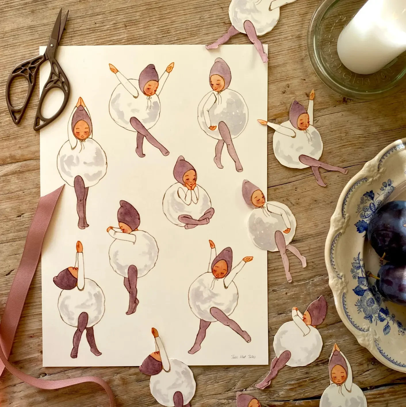 Dancing Snowball Children Craft