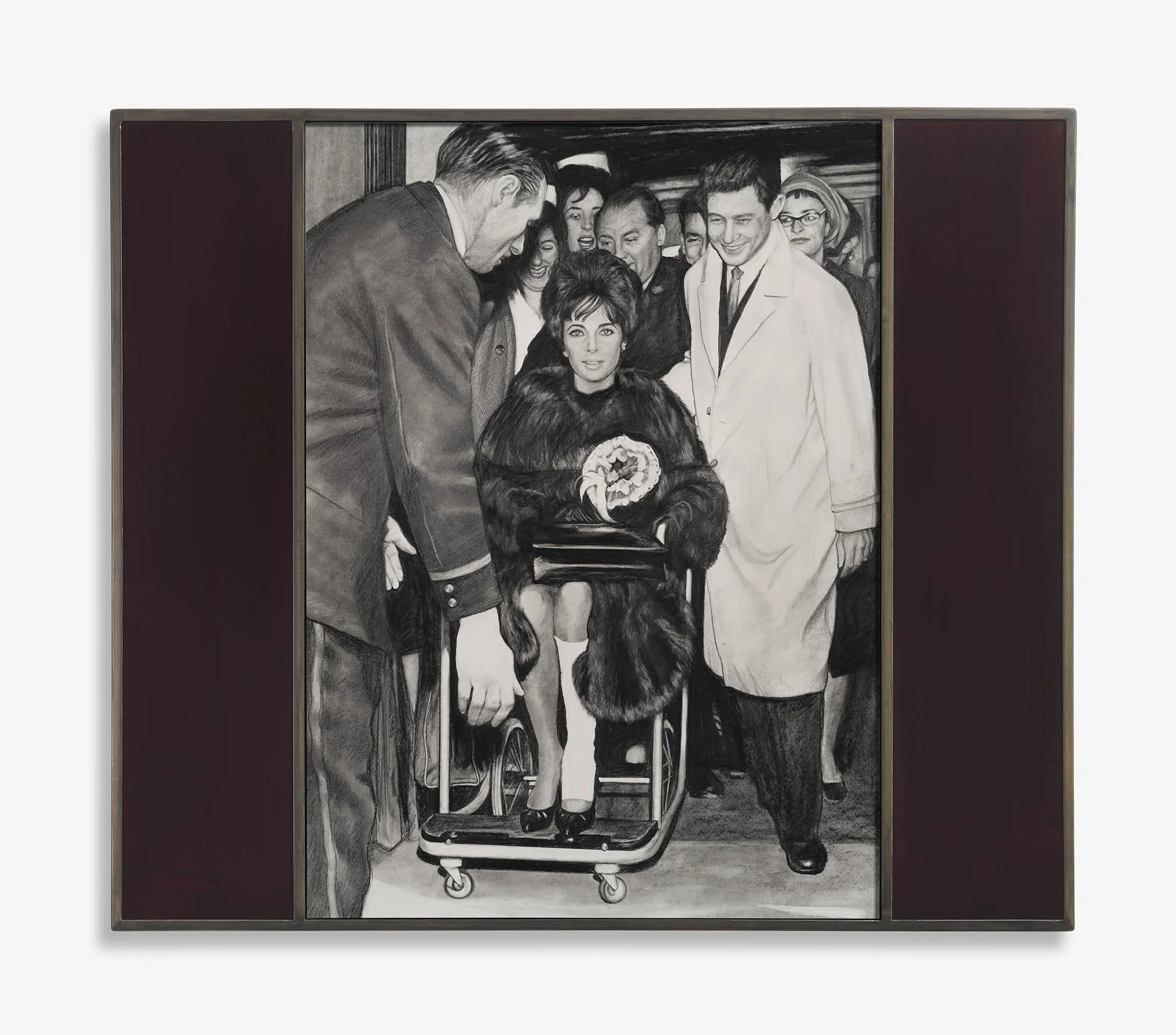 Celluloid Studio #15 
Pencil and graphite on paper 
800 x 1980 x 30 mm 
Nina Mae Fowler, 2026