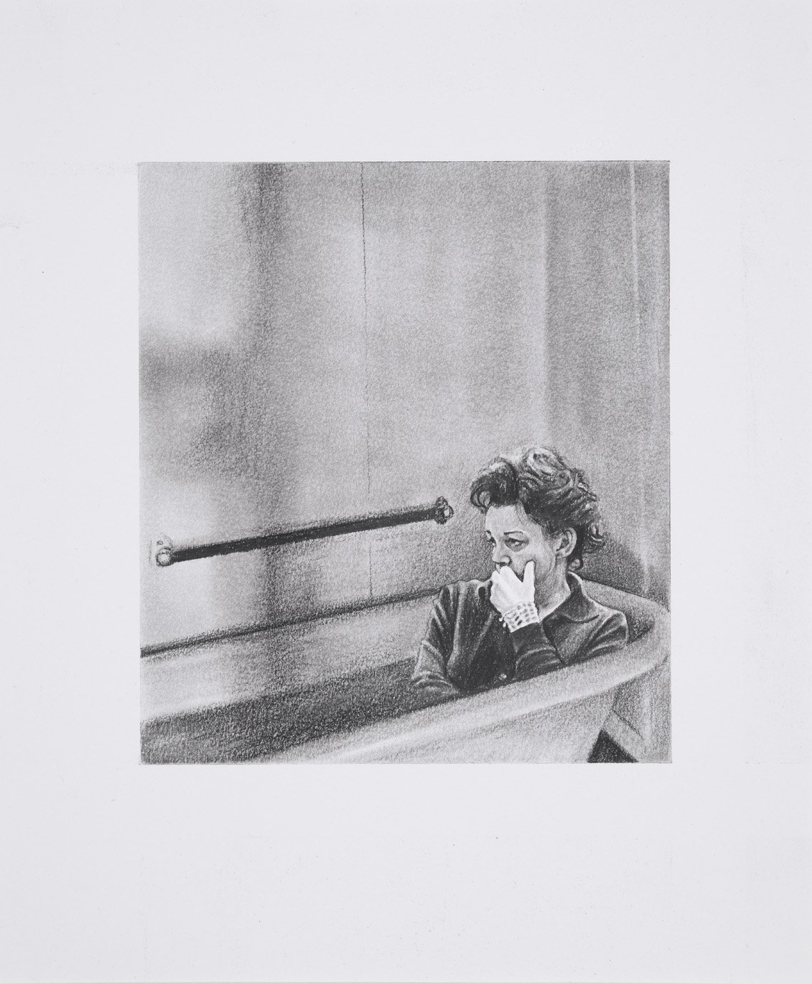 Soaks away misery, 2020
Pencil on paper , 328 x 275 mm