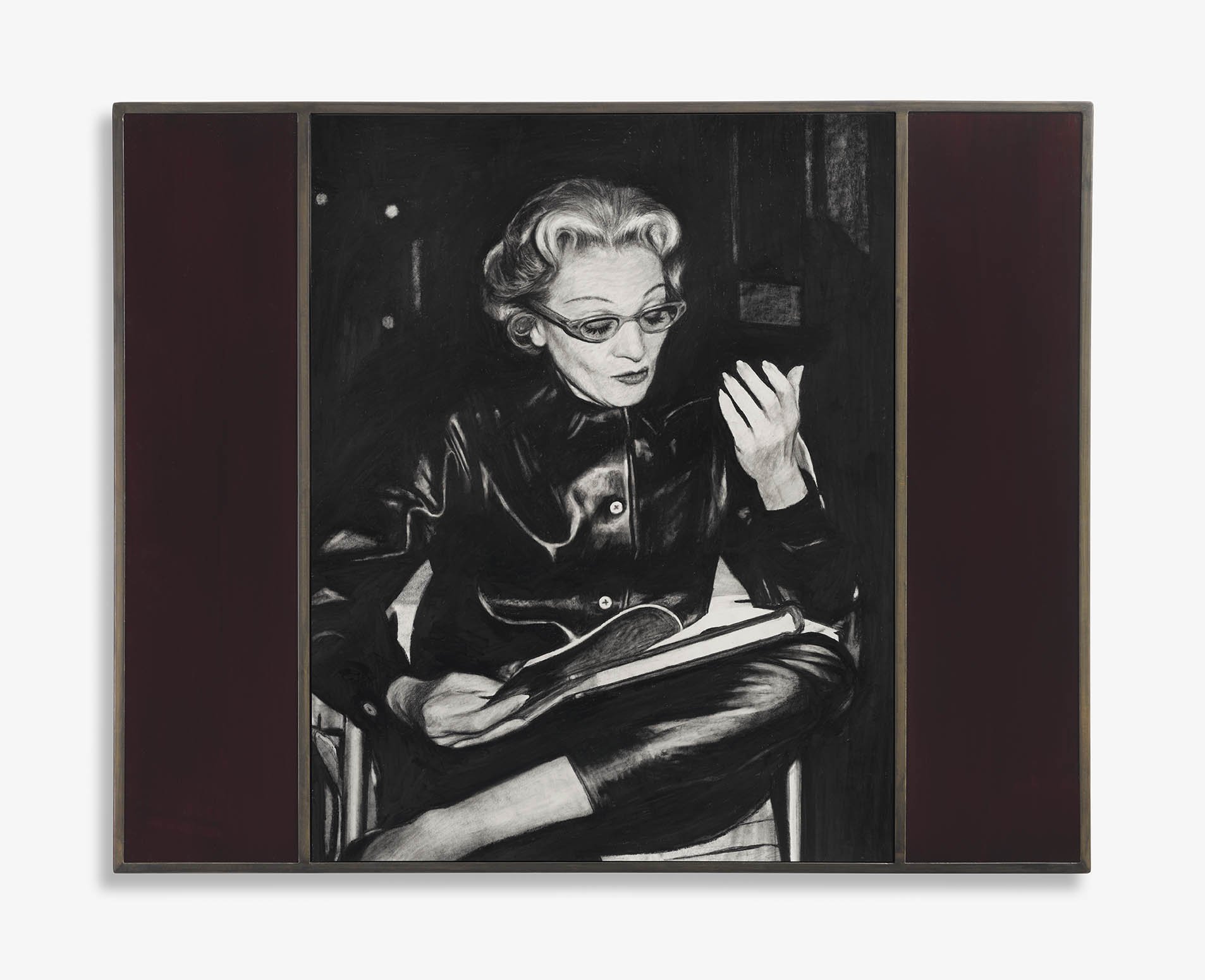 Celluloid Studio #8 
Pencil and graphite on paper 
800 x 1040 x 30 mm 
Nina Mae Fowler, 2025