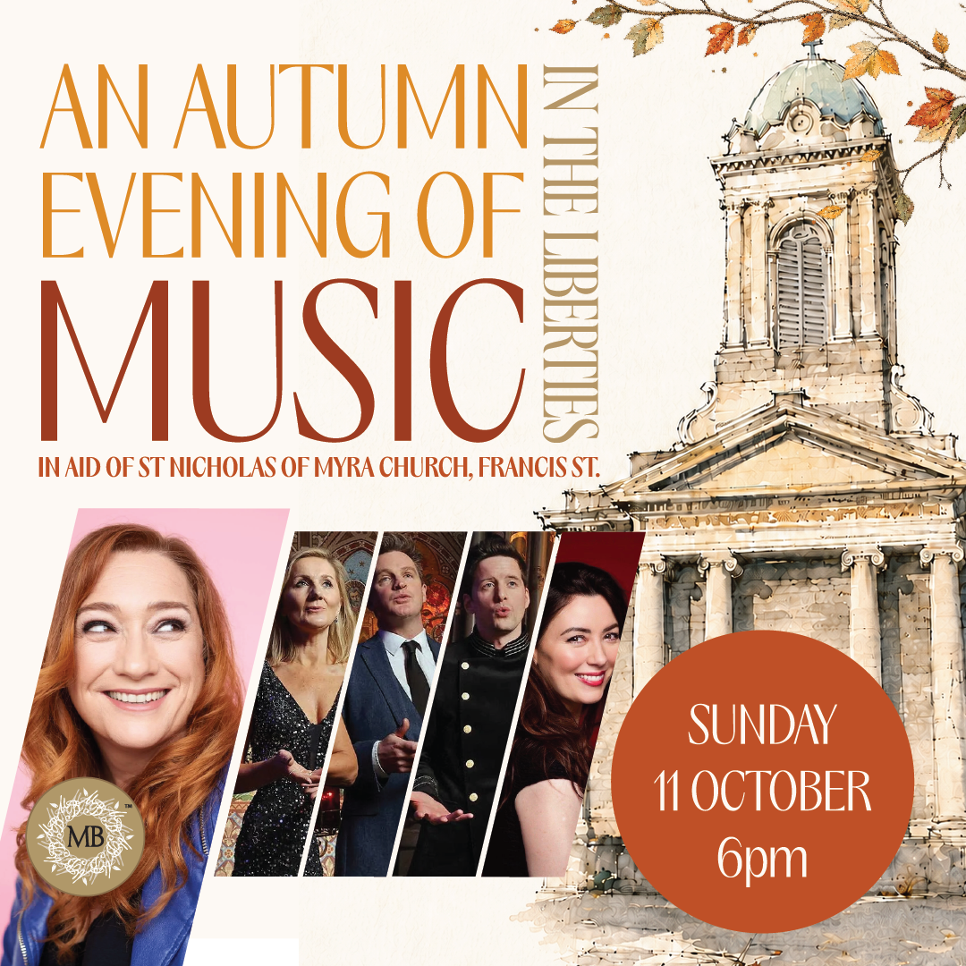 Join us for “An Autumn Evening of Music in the Liberties” - Sunday, 11 October