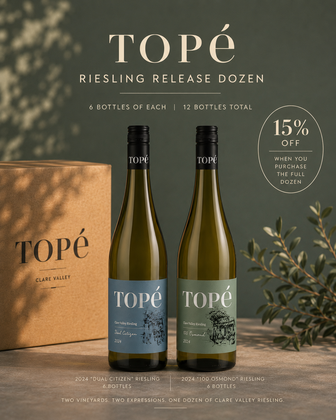 TOPE Riesling Release Dozen