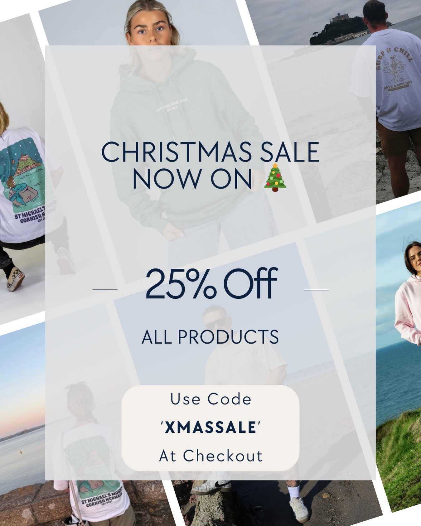 Merry Christmas from all of us at Cornish Mermaid 🎄🧜&zwj;♀️

We hope your Christmas has been filled with cosy moments, good food, and maybe a splash of seaside magic.

Now that the waves of wrapping paper have settled and the mince pies are calling