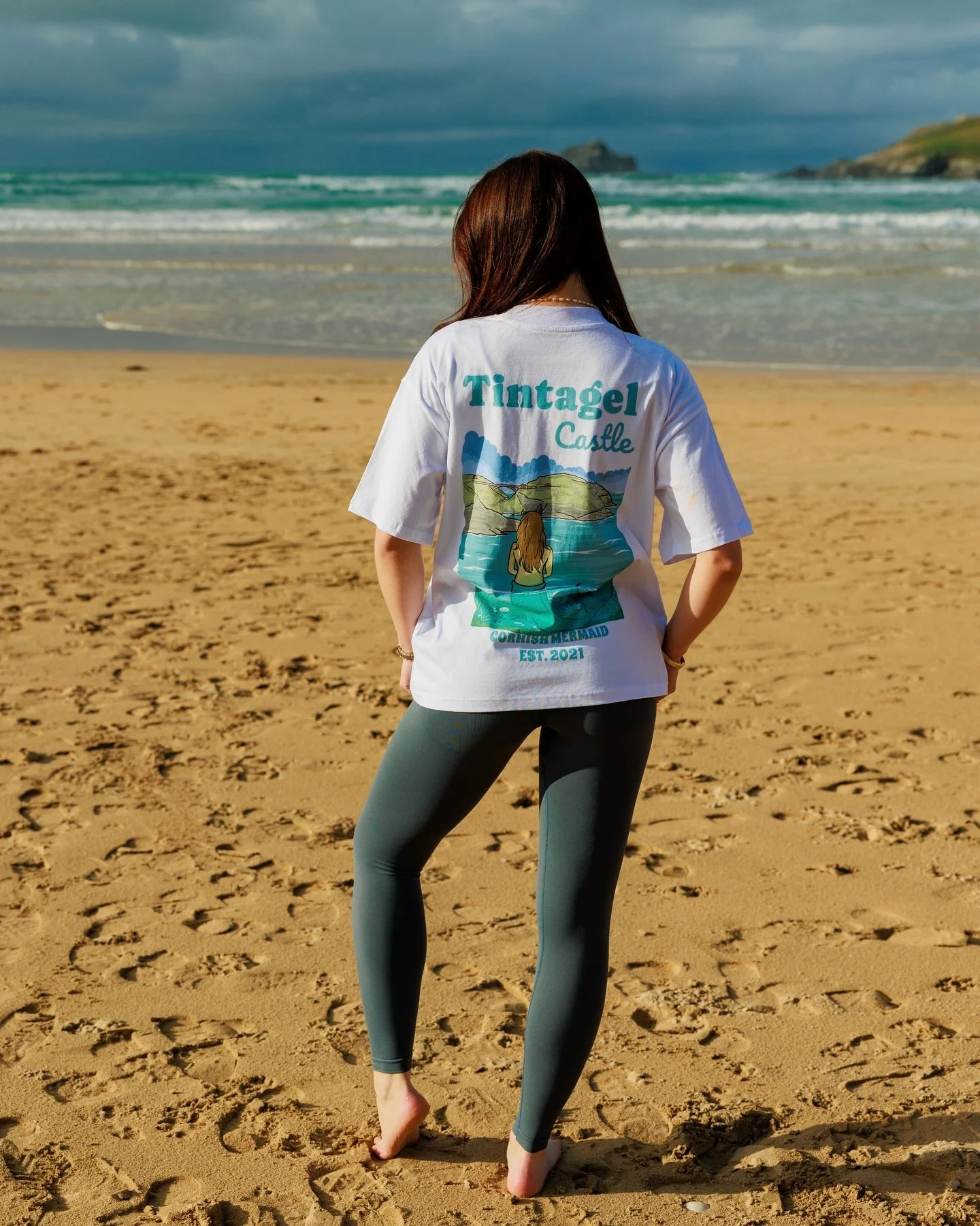 Tintagel Castle 🏰🌊

Bring a touch of Cornwall&rsquo;s magic to your wardrobe with the Tintagel Castle Cornish Mermaid T-Shirt (Est. 2021).

This exclusive design features a serene mermaid gazing toward the cliffs of Tintagel Castle &mdash; a place 