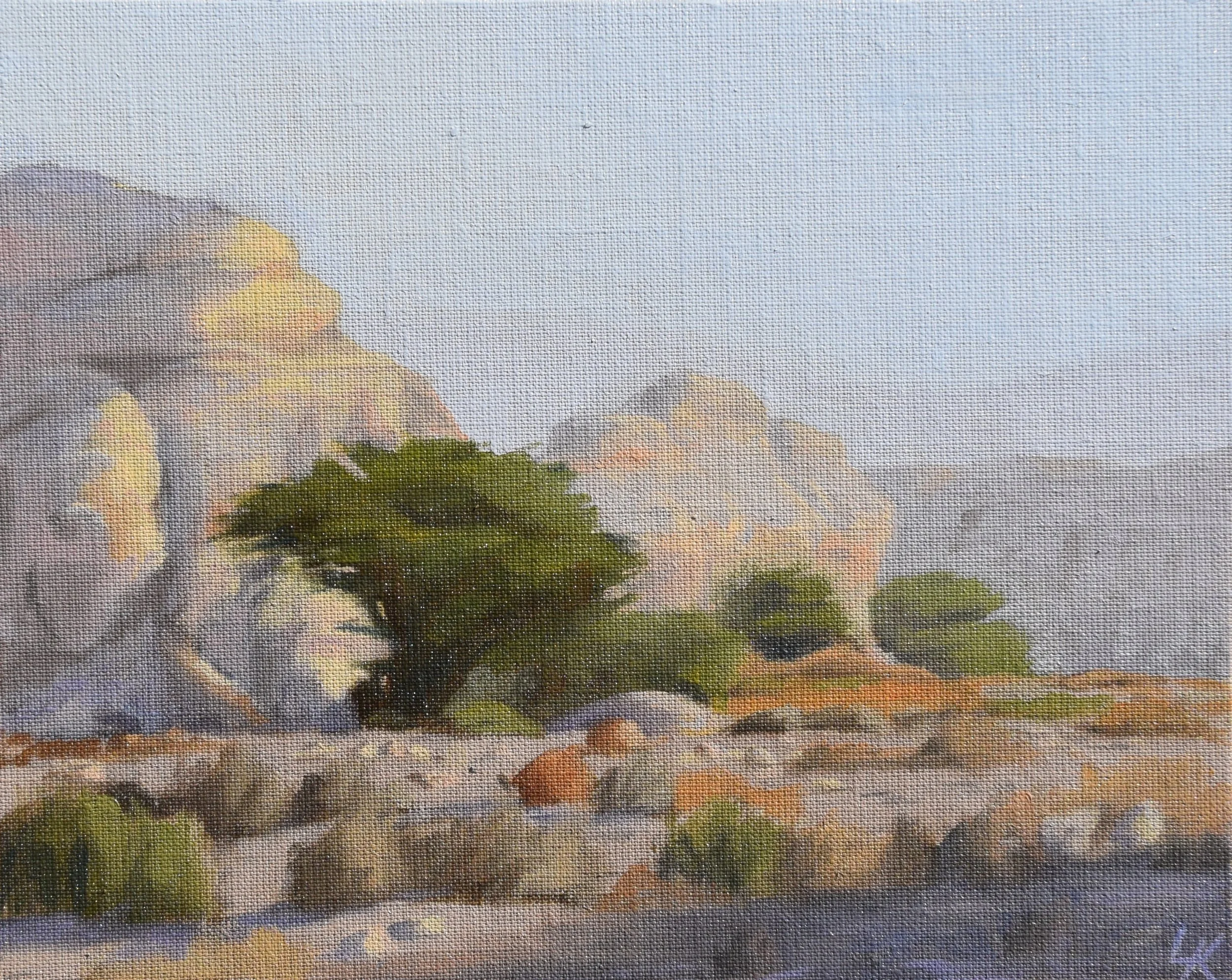 Nahal Tamar. 2024. 18*21 cm. Oil on linen. Plein air. SOLD