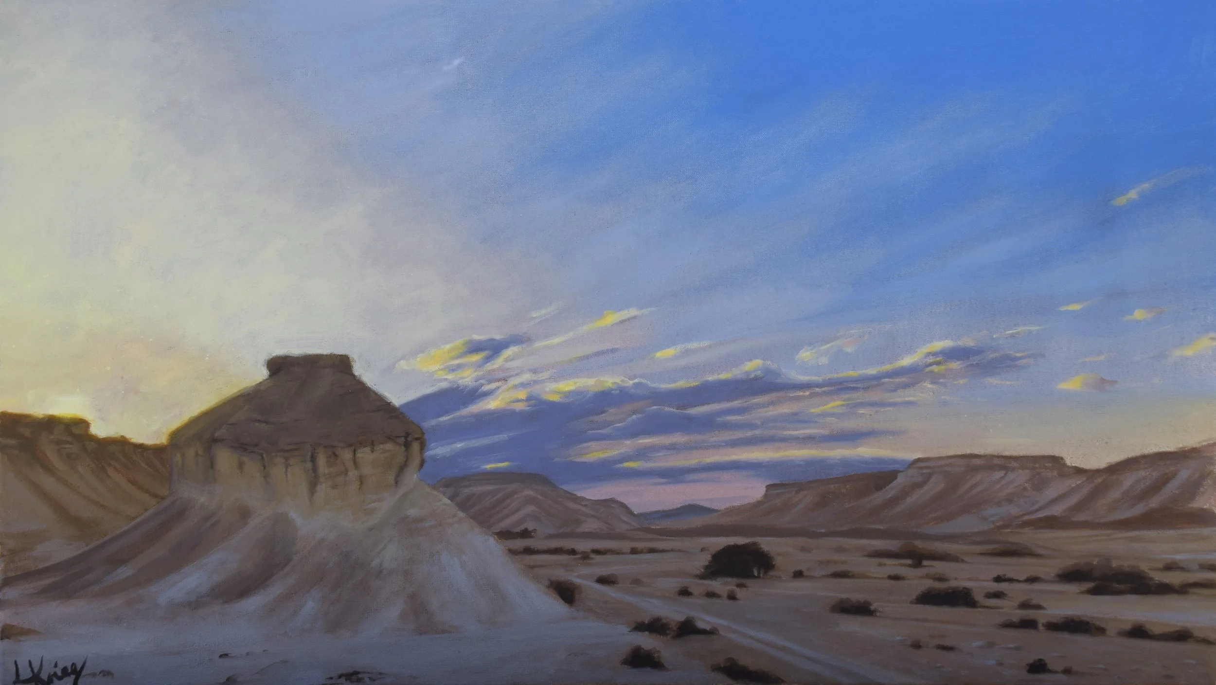 A new morning. October 2023. 40*60 cm. Oil on canvas. SOLD